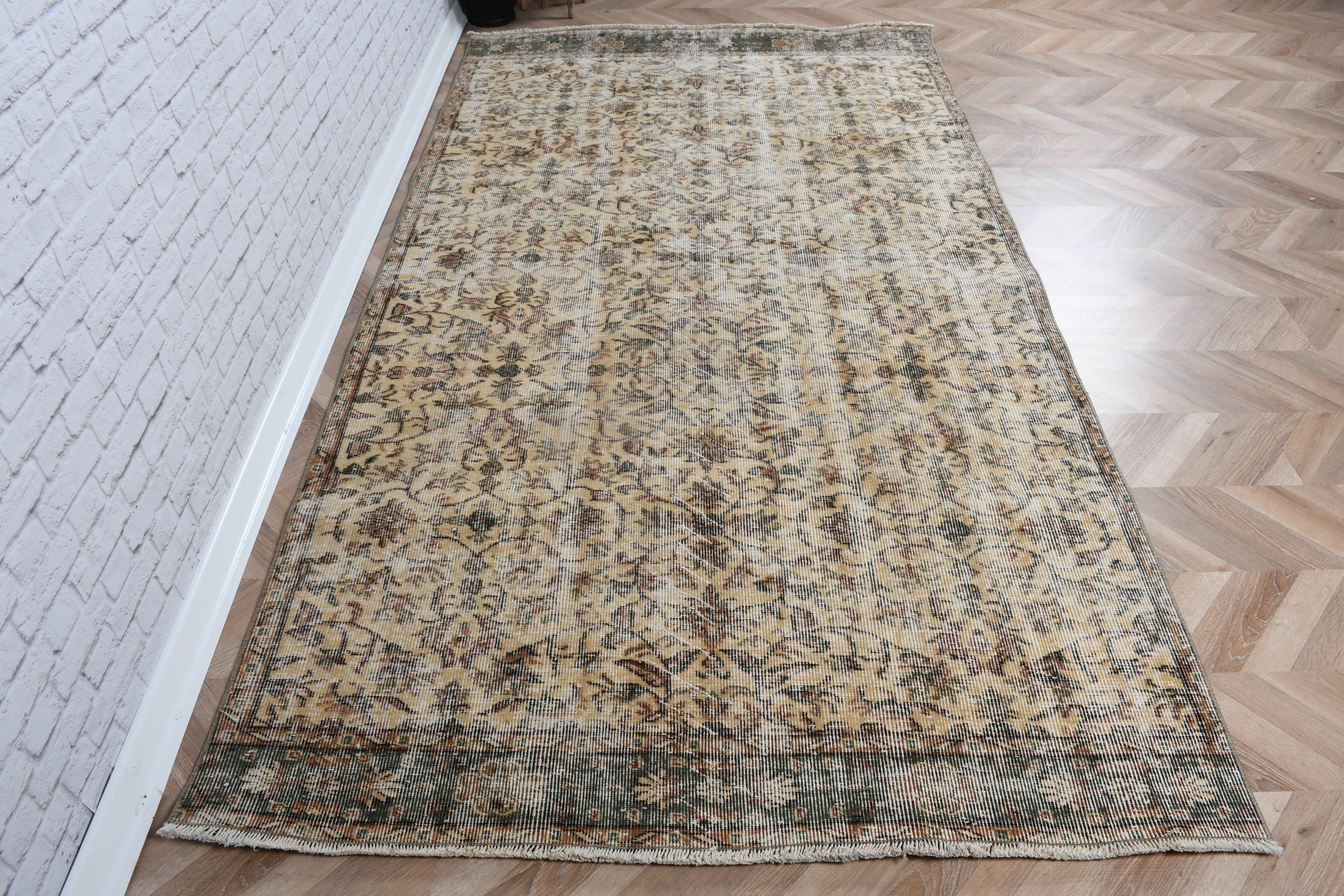 4.7x8.8 ft Large Rug, Office Rug, Beige Luxury Rug, Turkish Rugs, Bedroom Rug, Flatweave Rugs, Vintage Rugs, Salon Rug, Rugs for Bedroom