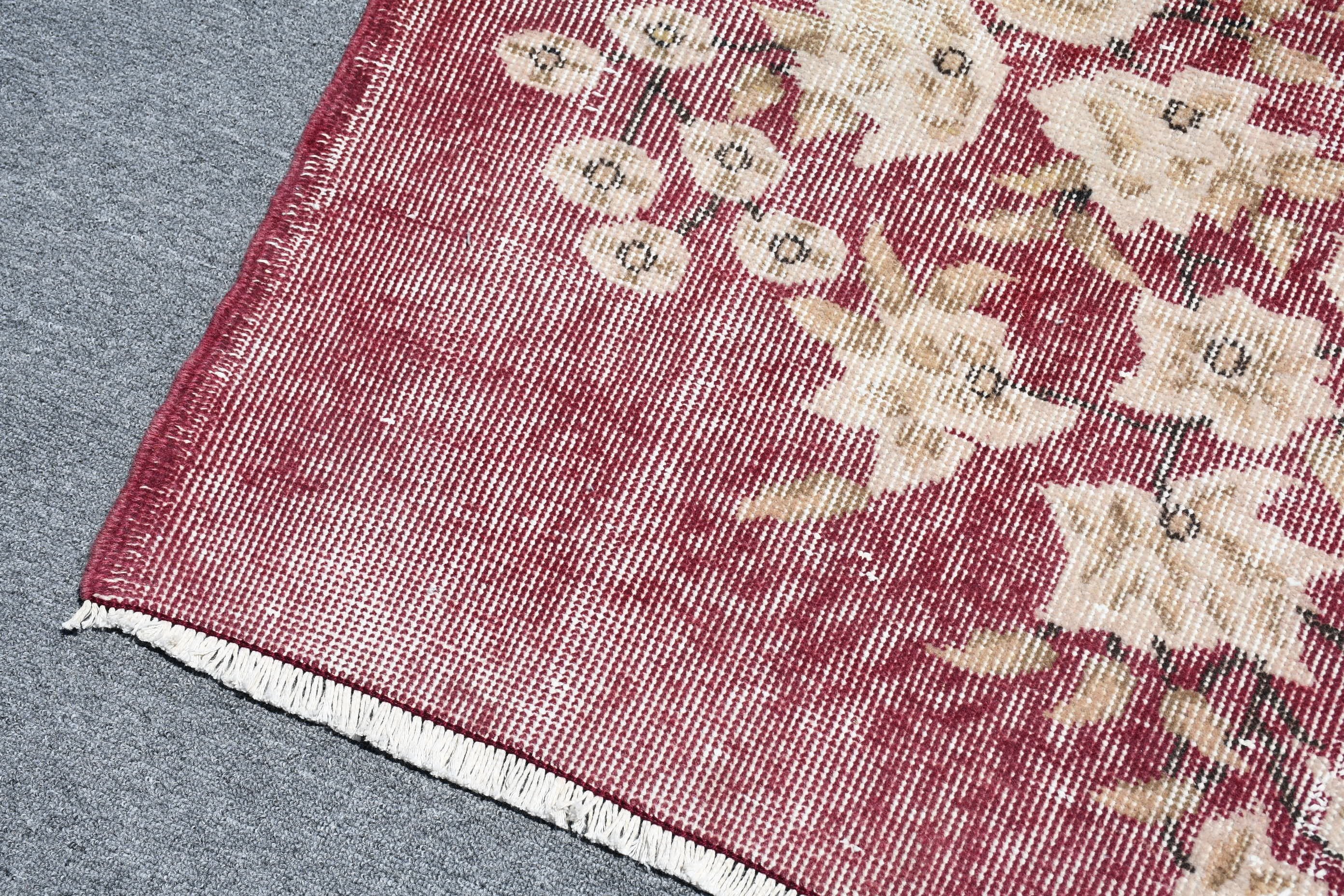 Pink Oriental Rug, Salon Rug, Living Room Rugs, Vintage Rug, 5.7x9.4 ft Large Rugs, Boho Rug, Turkish Rug, Cool Rugs