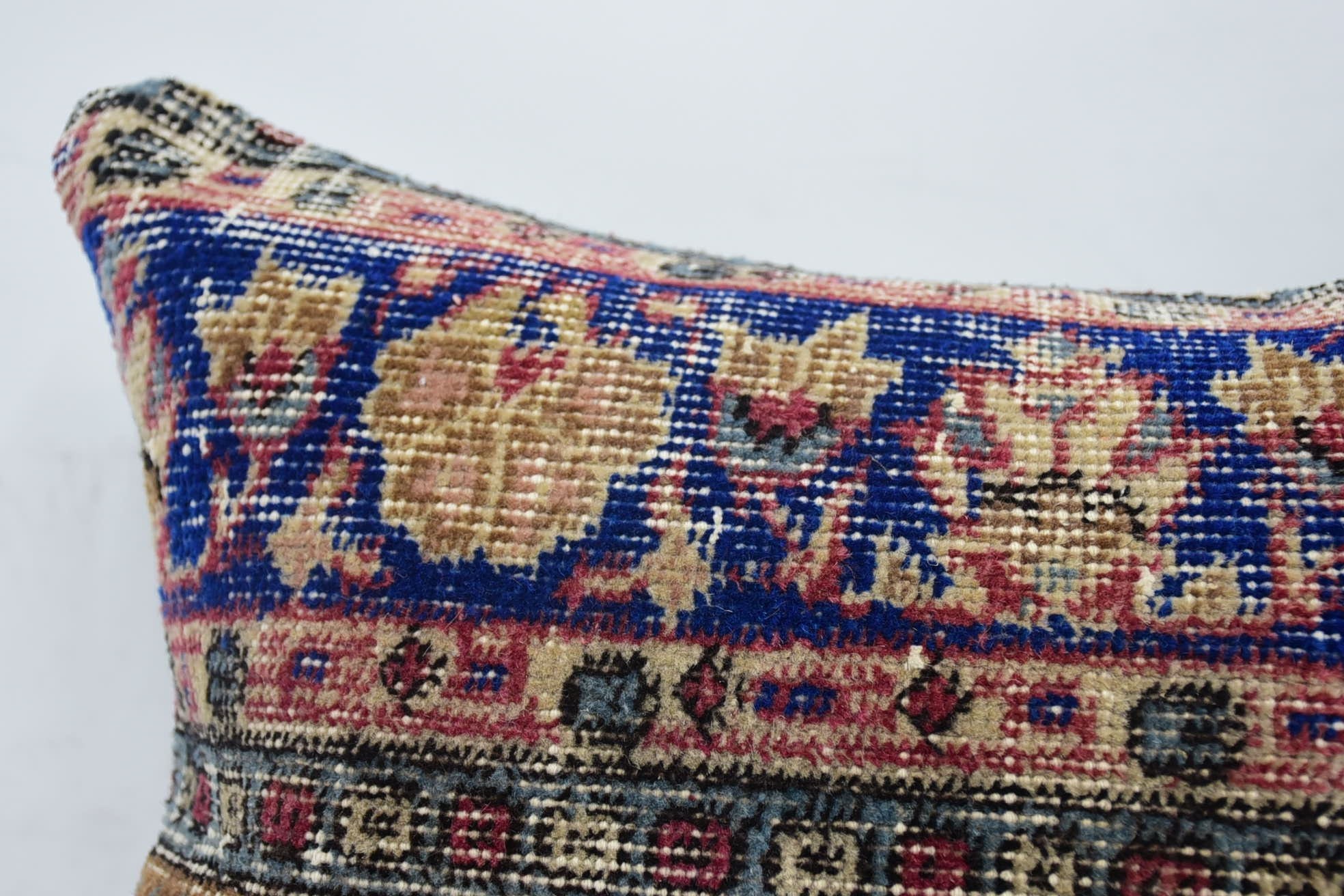 16"x24" Red Pillow Case, Gift Pillow, Home Decor Pillow, Comfy Throw Pillow Sham, Kilim Pillow, Outdoor Throw Pillow Case, Knitted Cushion