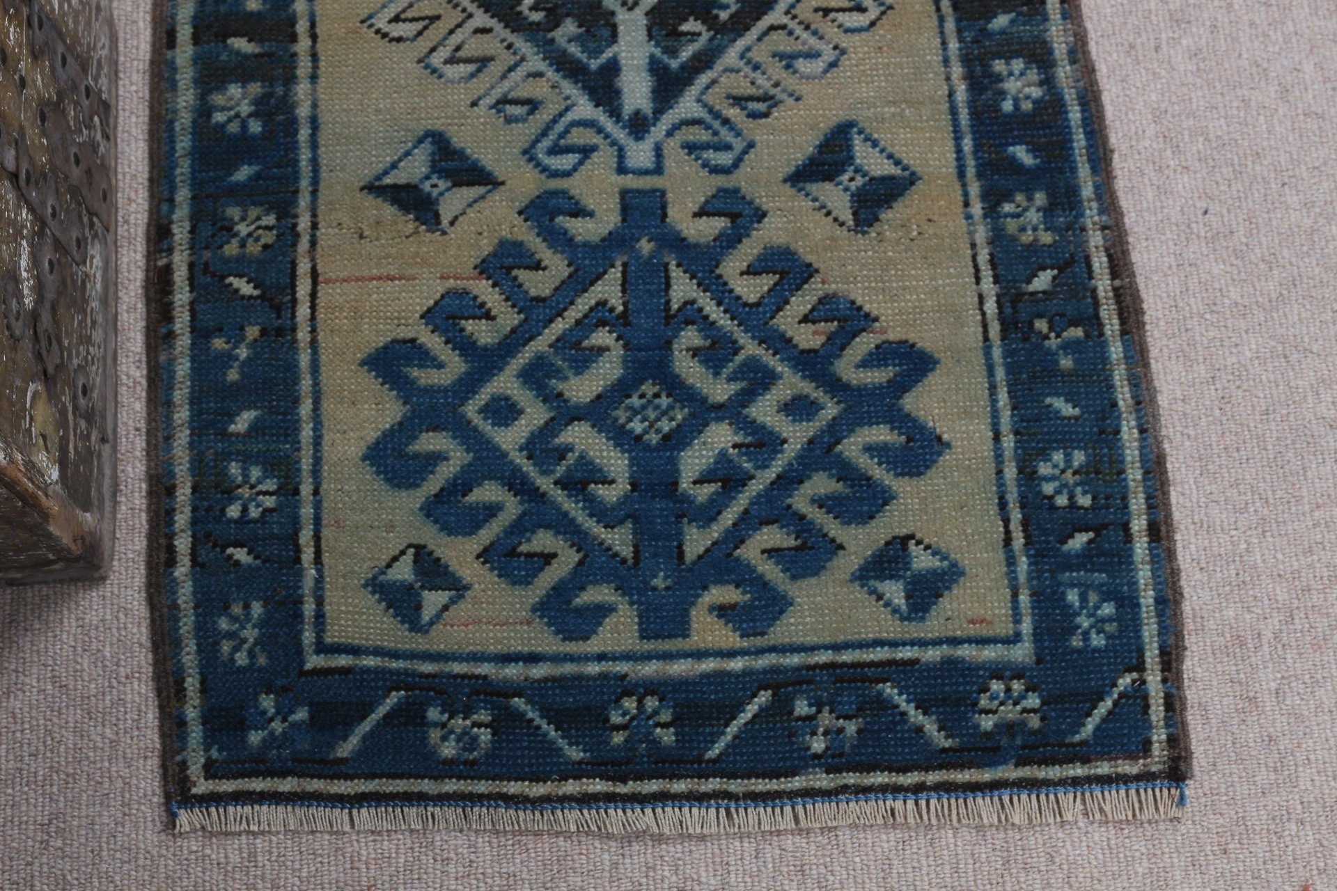 Giriş Halı, Ev Halı, Anadolu Halı, Mutfak Halı, 58x103 cm Küçük Halı, Araba paspası Halı, Nostaljik Halı, Giriş Halı, Bej Mutfak Halı