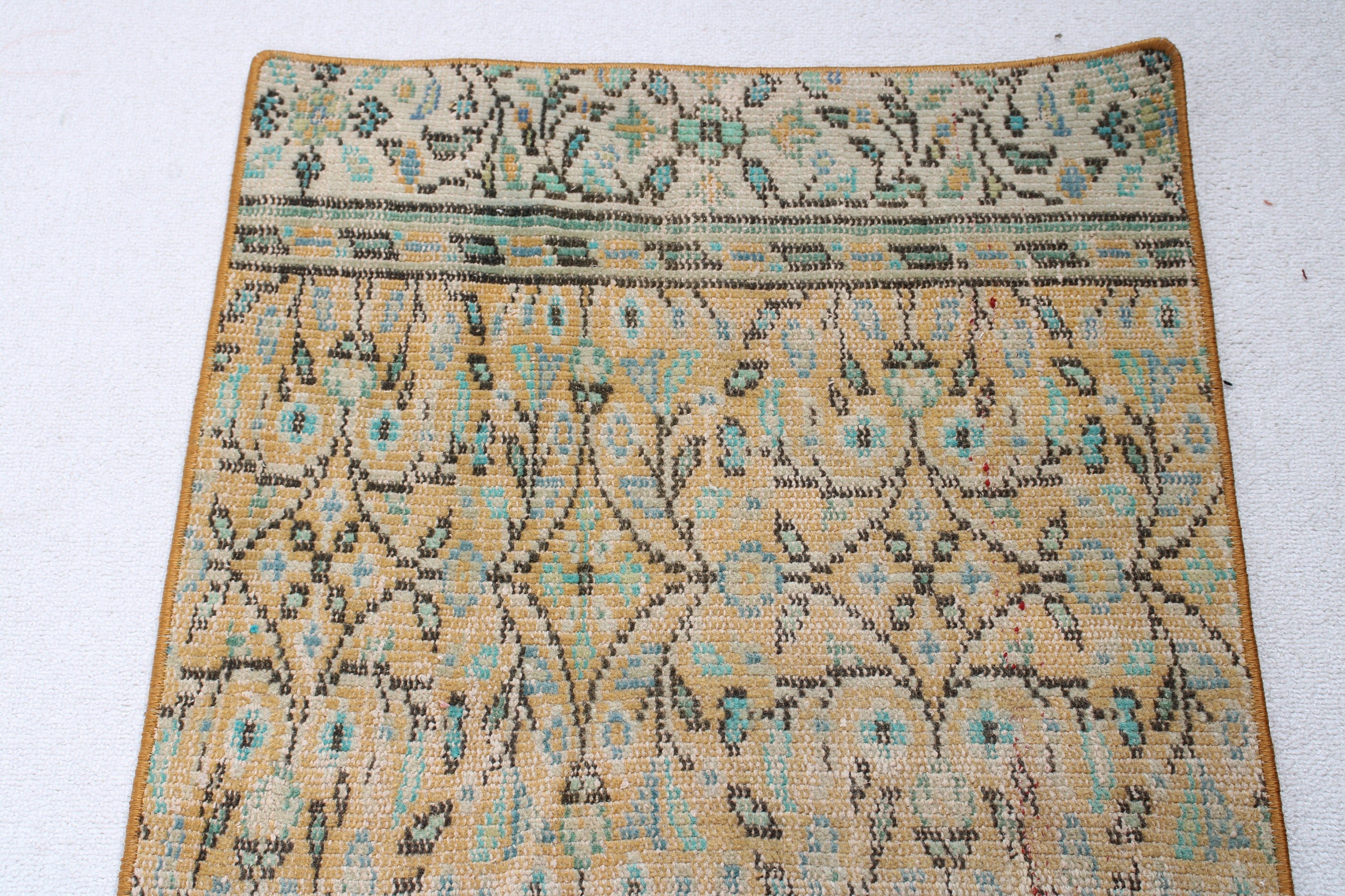 Türk Halıları, Giriş Halısı, Turuncu El Dokuma Halılar, Çocuk Halıları, Yatak Odası Halıları, Vintage Halılar, Estetik Halı, 2x3 ft Küçük Halılar