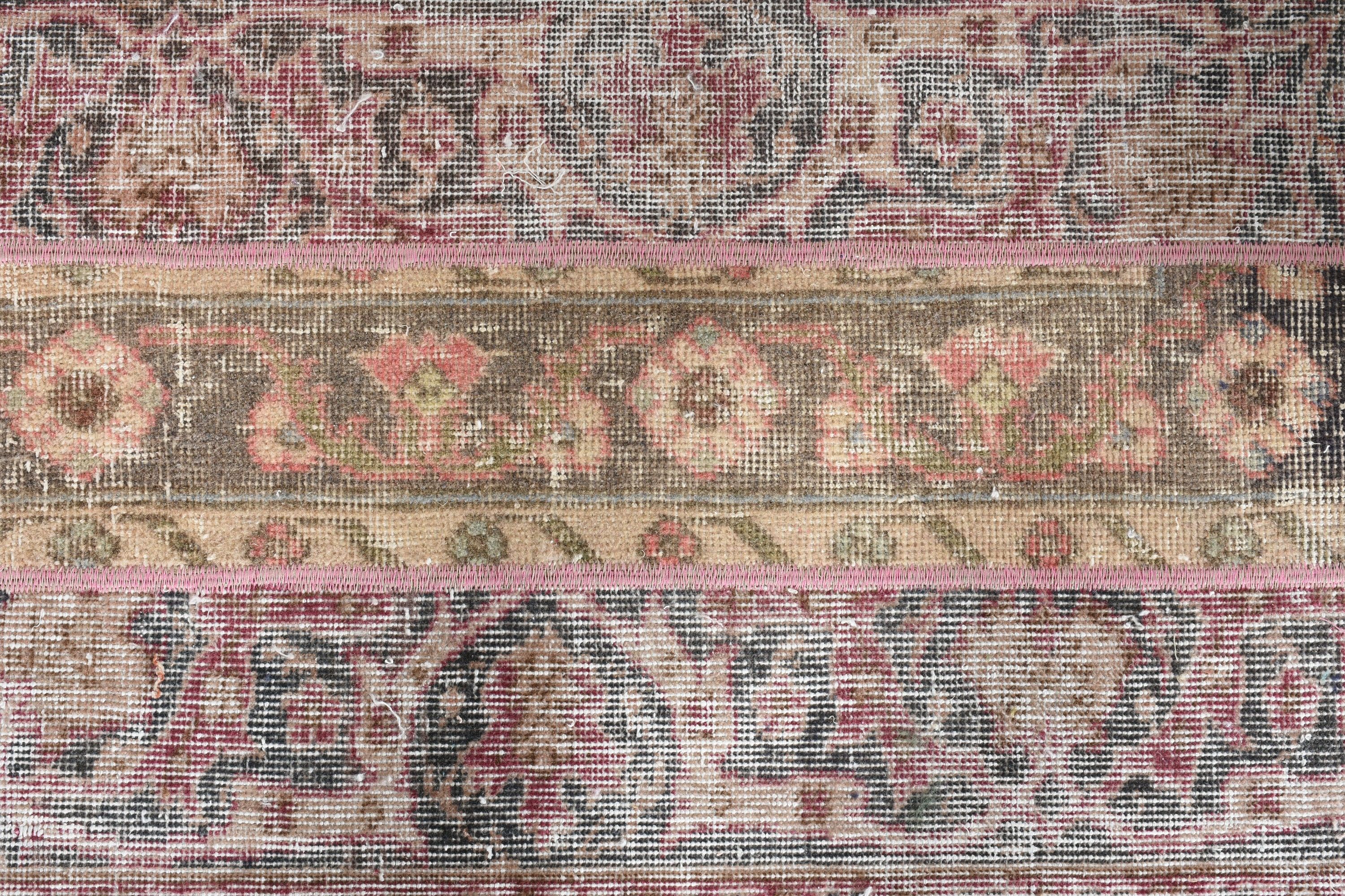 Pembe Ev Dekor Halıları, Mutfak Halıları, 1.9x2.8 ft Küçük Halı, Oryantal Halı, Vintage Halı, Anadolu Halısı, Türk Halısı, Banyo Halısı, Sanat Halısı