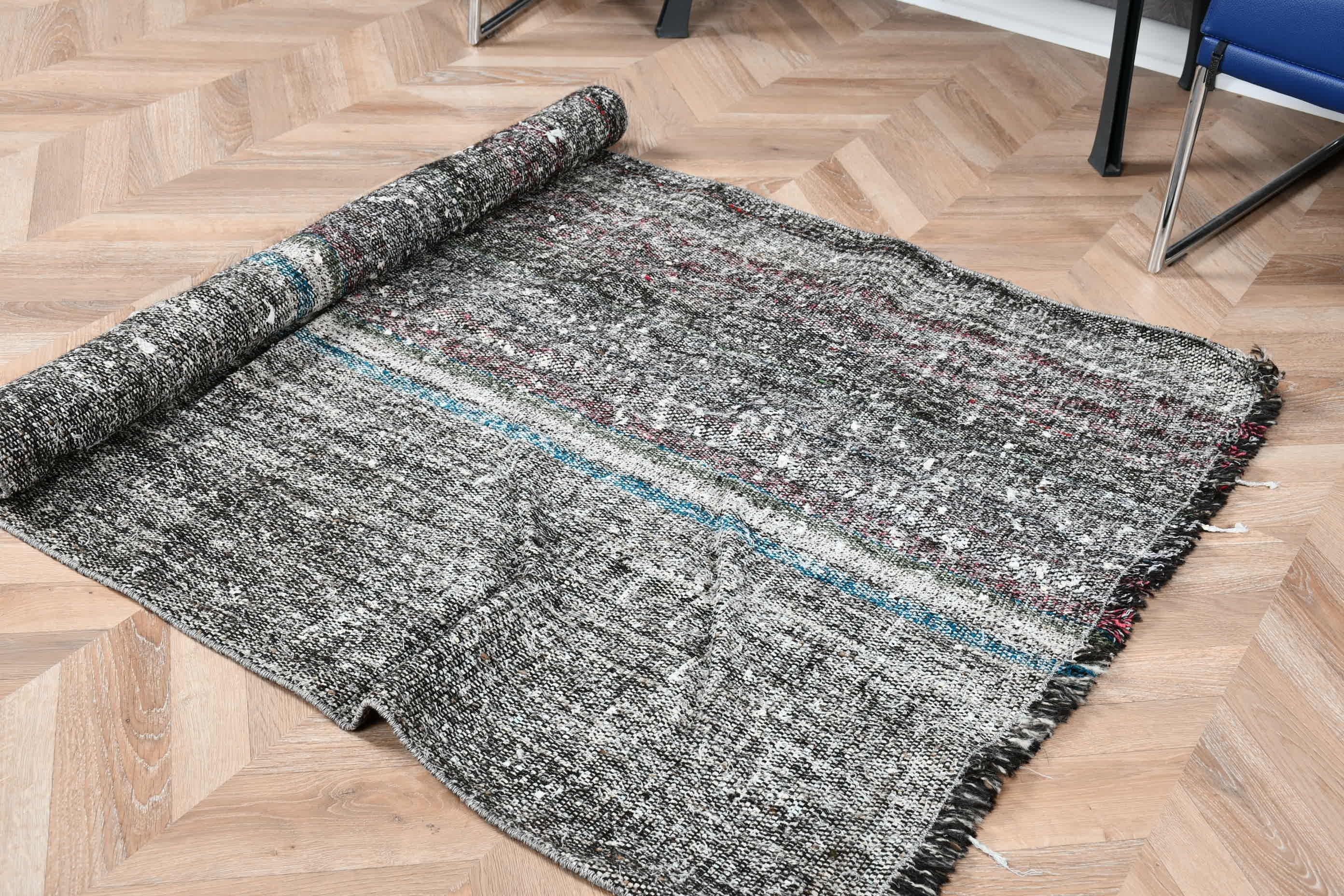 Vintage Halı, Yer Halısı, Türk Halısı, Oryantal Halı, Sessiz Halı, 3,3x5,5 ft Vurgulu Halılar, Mutfak Halıları, Siyah Oryantal Halı, Yatak Odası Halıları, Kilim