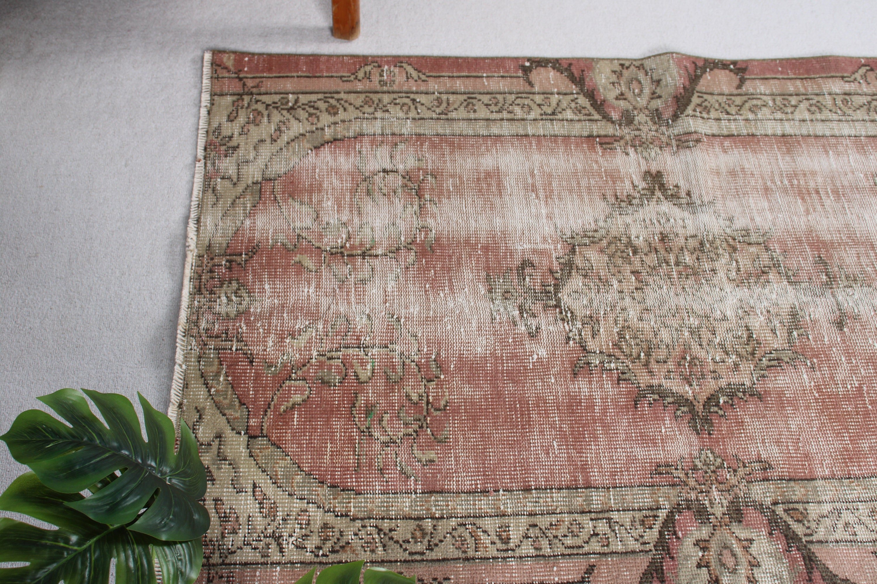 Türk Halıları, Kırmızı Boho Halıları, Vintage Halılar, Oryantal Halı, 3,1x4,9 ft Accent Halı, Giriş Halıları, Çocuk Halıları, Oushak Halıları, Lüks Halılar