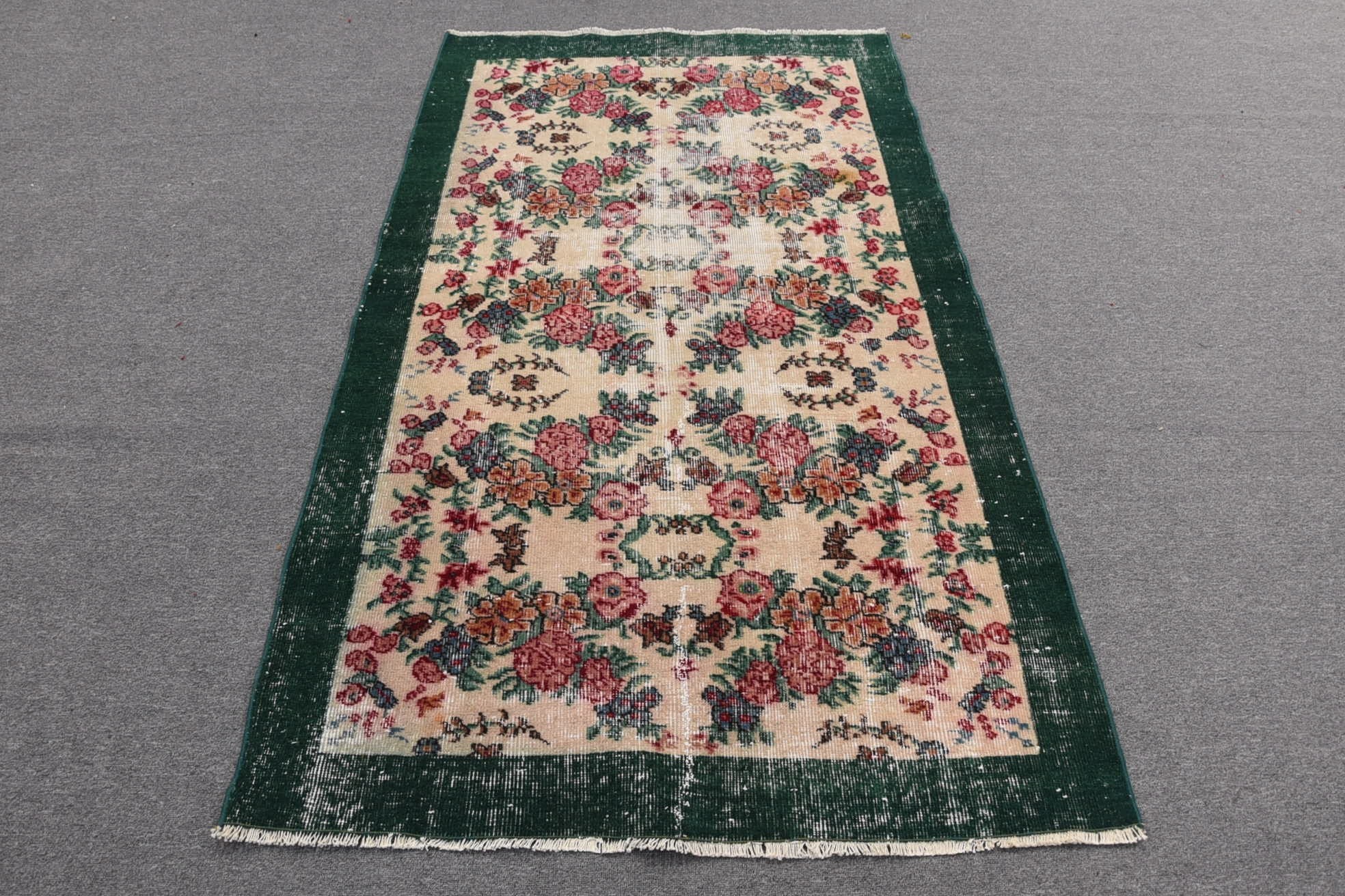 Vintage Halı, Yemek Odası Halıları, Dış Mekan Halısı, Anadolu Halısı, Vintage Dekor Halıları, Yer Halısı, Mutfak Halısı, Türk Halısı, 3,8x6,6 ft Alan Halısı