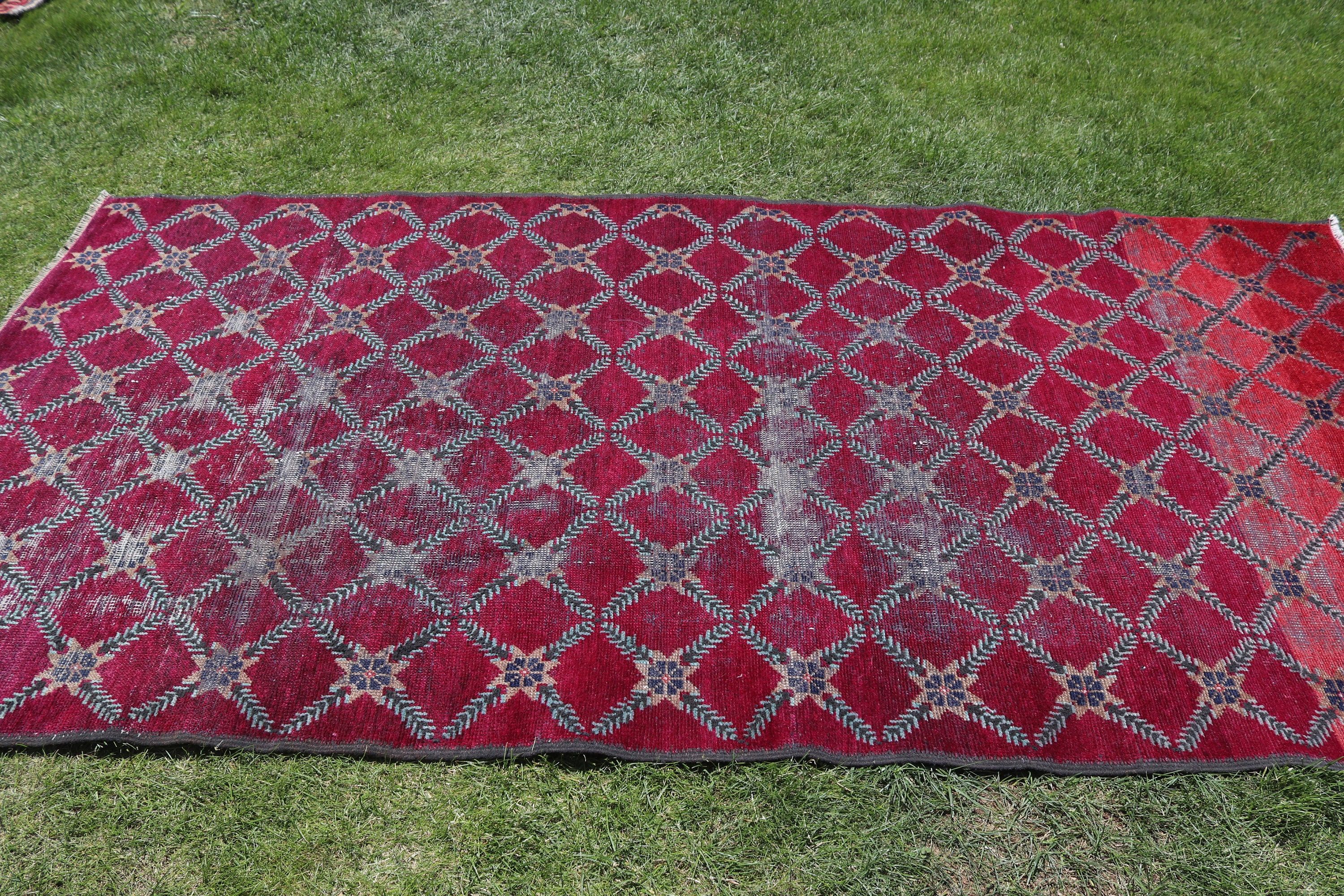 4.4x8.6 ft Alan Halıları, Düz Dokuma Halı, Vintage Halı, Boho Halıları, Mutfak Halıları, Pembe Yatak Odası Halısı, Modern Halı, Türk Halısı, Oushak Alan Halıları