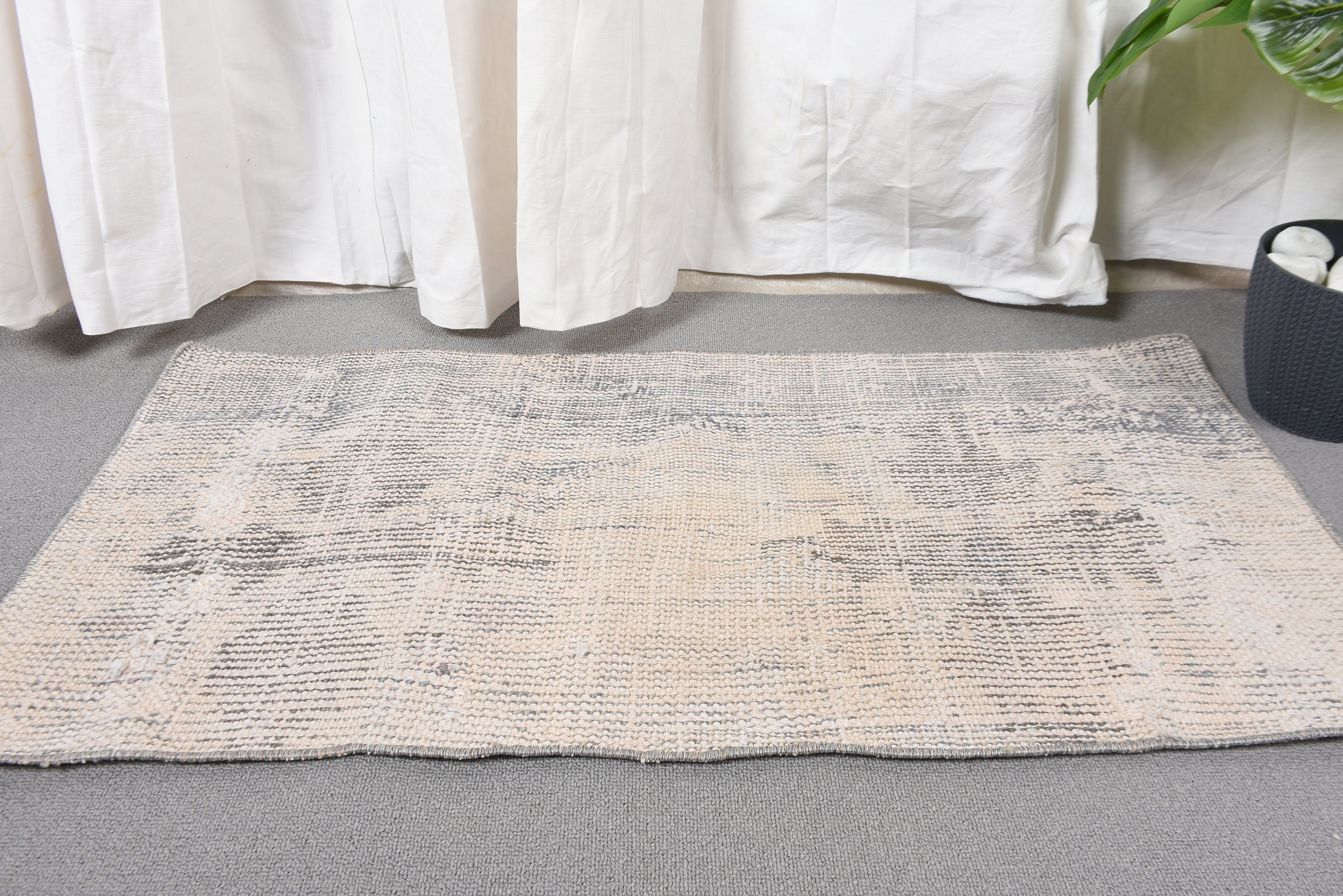 Beige Handwoven Rugs, 1.6x3.3 ft Small Rugs, Bedroom Rug, Door Mat Rugs, Rugs for Nursery, Turkish Rugs, Vintage Rugs, Moroccan Rug