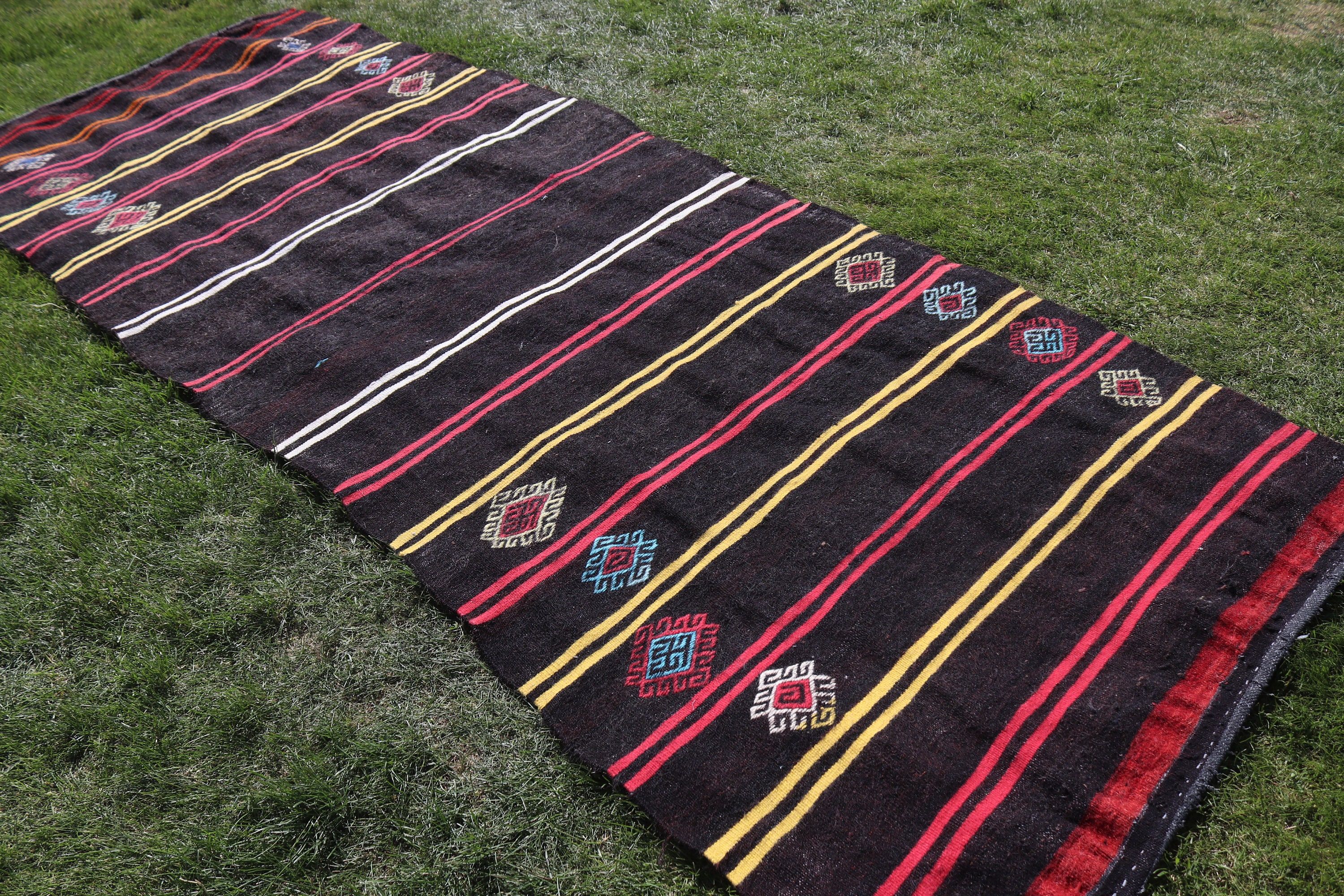 4.1x10.8 ft Runner Halılar, Boho Halılar, Pembe Açıklama Halıları, Vintage Halılar, Türk Halıları, Kilim, Mutfak Halısı, Koridor Halısı, Uzun Yolluk Halısı