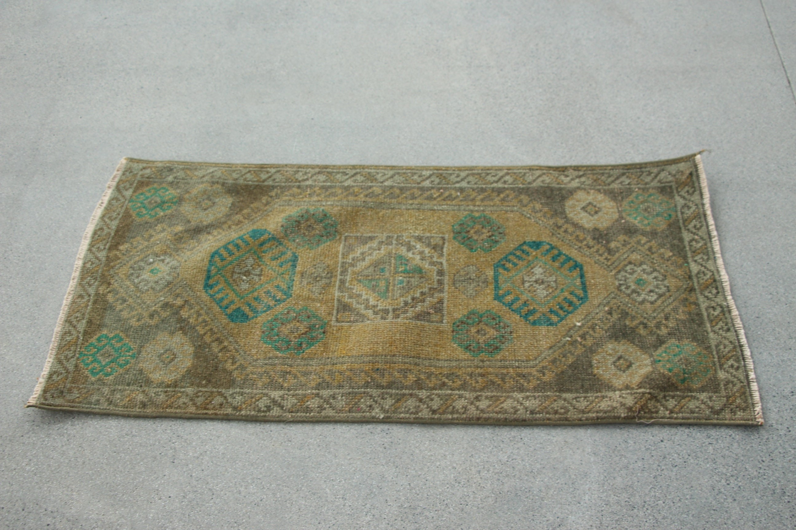 Türk Halıları, Mutfak Halıları, Çocuk Halısı, Vintage Halı, Nötr Halı, 1,7x3,3 ft Küçük Halılar, Kahverengi Yer Halısı, Lüks Halılar, Kapı Paspası Halıları