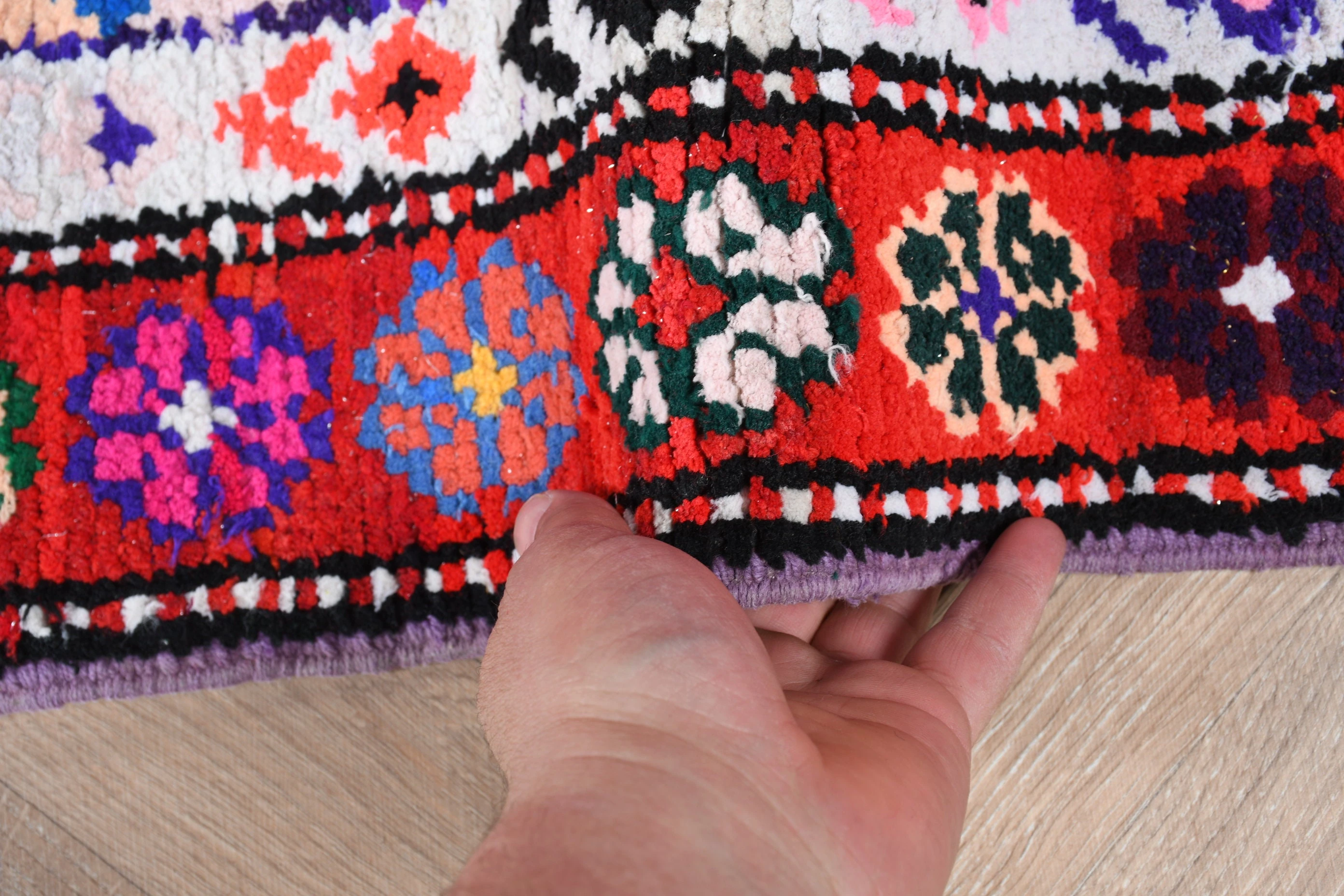 Pink Kitchen Rug, Vintage Rugs, Kitchen Rug, Rugs for Stair, 2.7x10.6 ft Runner Rug, Turkish Rug, Corridor Rugs, Stair Rug