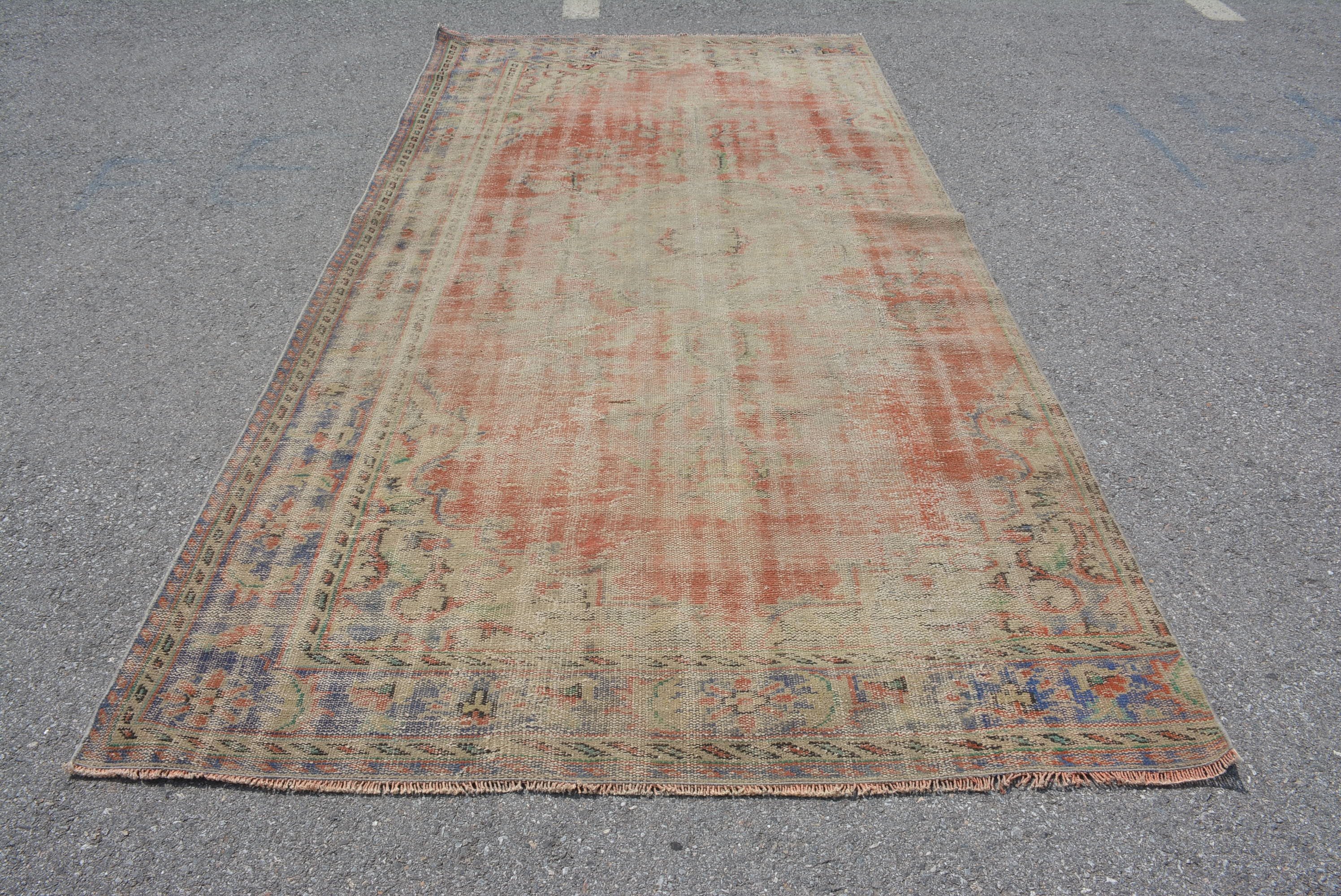 Living Room Rug, Kitchen Rug, Aesthetic Rugs, Turkish Rugs, Rugs for Dining Room, 5.1x10 ft Large Rugs, Vintage Rugs, Wool Rug, Bedroom Rug