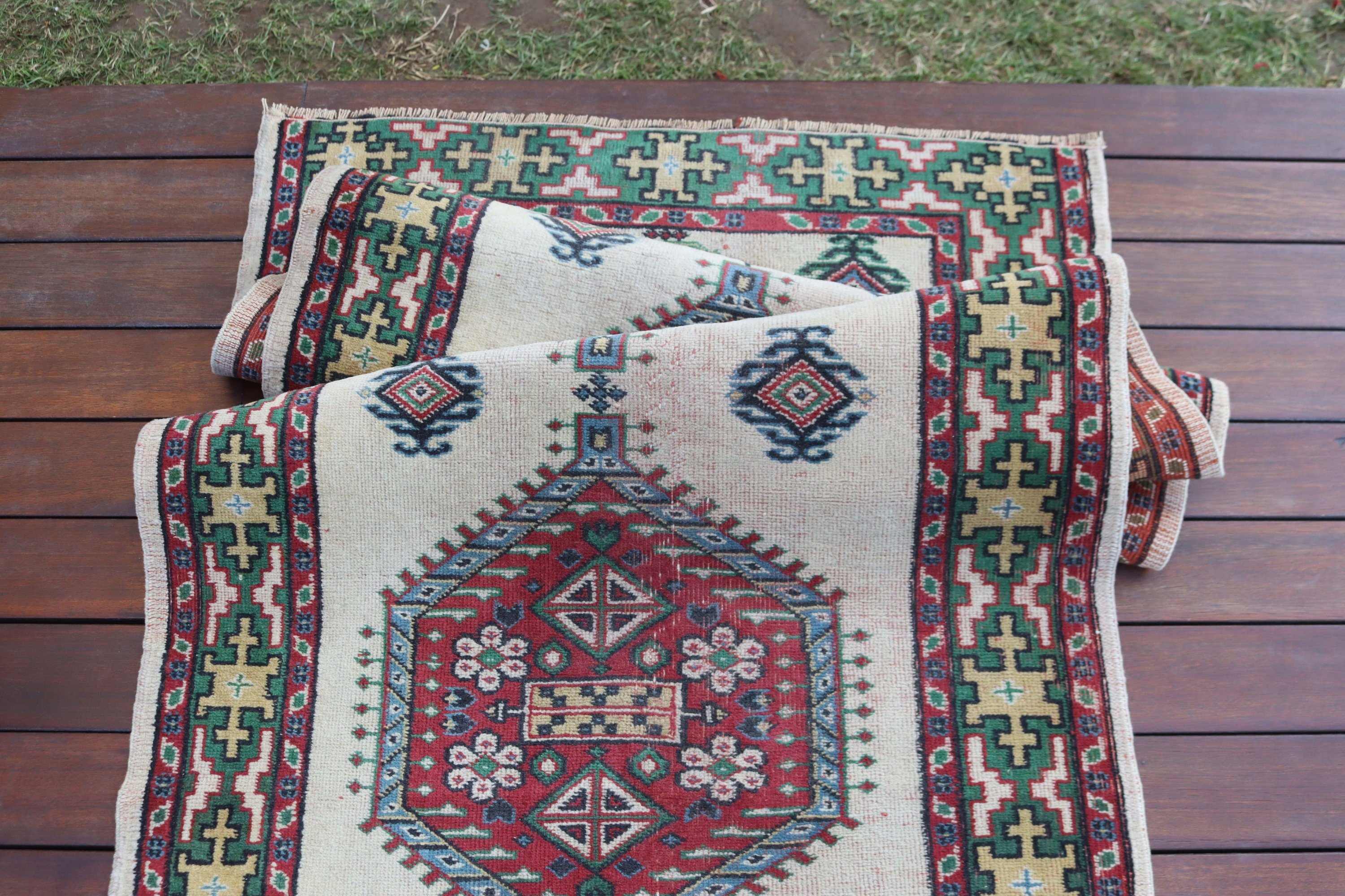 2.6x12.5 ft Runner Halı, Koridor Halıları, Beni Ourain Runner Halıları, Ev Dekorasyonu Halısı, Bej Soğuk Halı, Türk Halıları, Vintage Halı, Yün Halı