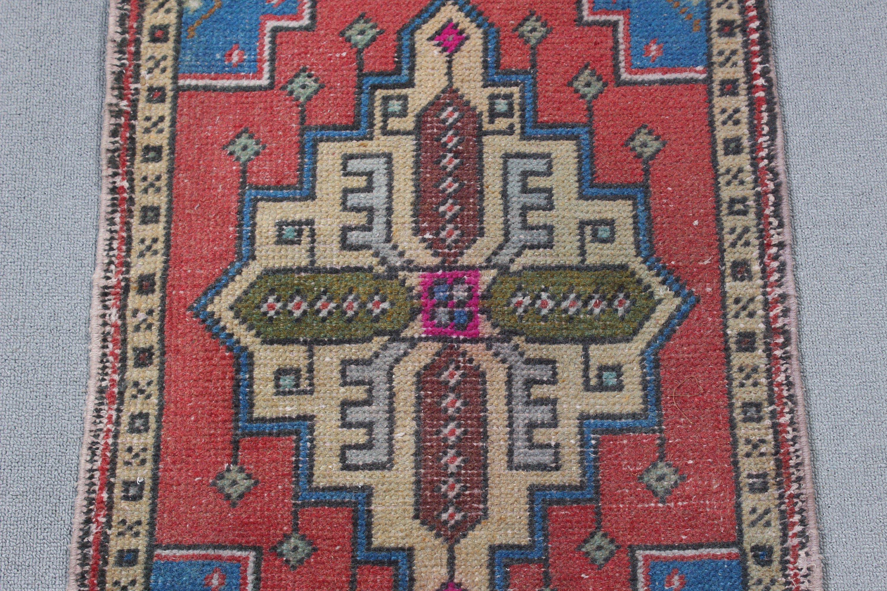 Mutfak Halıları, Türk Halıları, Banyo Halısı, Banyo Halıları, Kırmızı Ev Dekorasyonu Halıları, 1,6x3 ft Küçük Halılar, Vintage Halı, Oushak Halıları, Küçük Alan Halıları