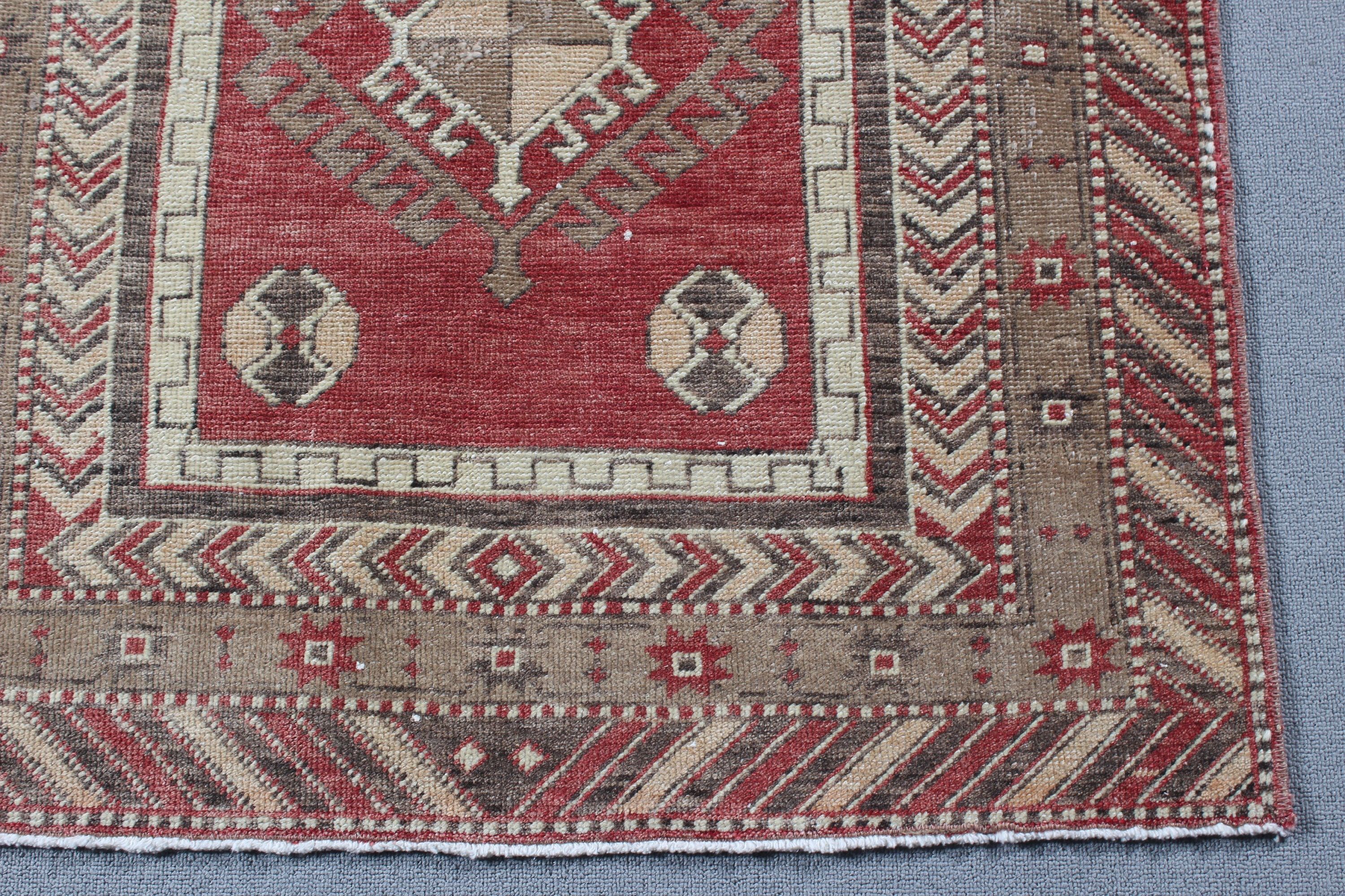 Boho Vurgulu Halılar, Bej Fas Halısı, Yün Halılar, Vintage Vurgulu Halı, 3x6,2 ft Vurgulu Halılar, Havalı Halı, Türk Halısı, Vintage Halılar