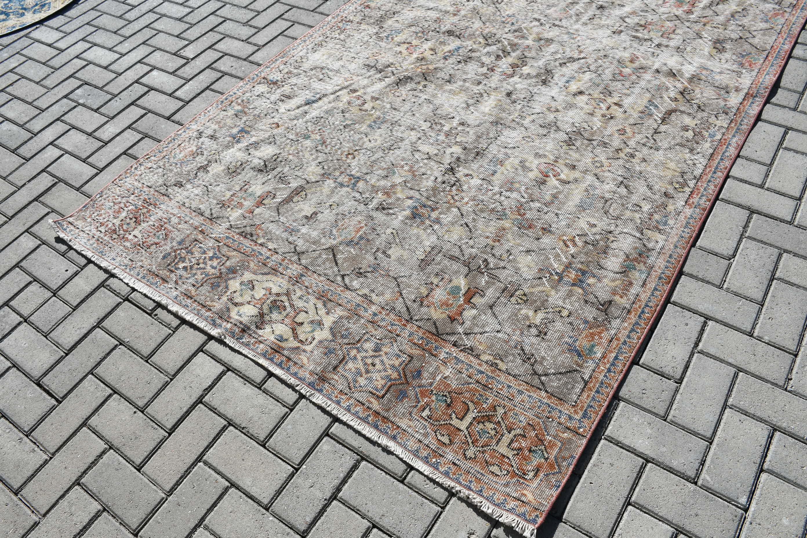 5.4x10.2 ft Large Rug, Rugs for Salon, Dining Room Rugs, Vintage Rug, Oriental Rug, Floor Rugs, Turkish Rug, Beige Cool Rugs, Salon Rugs