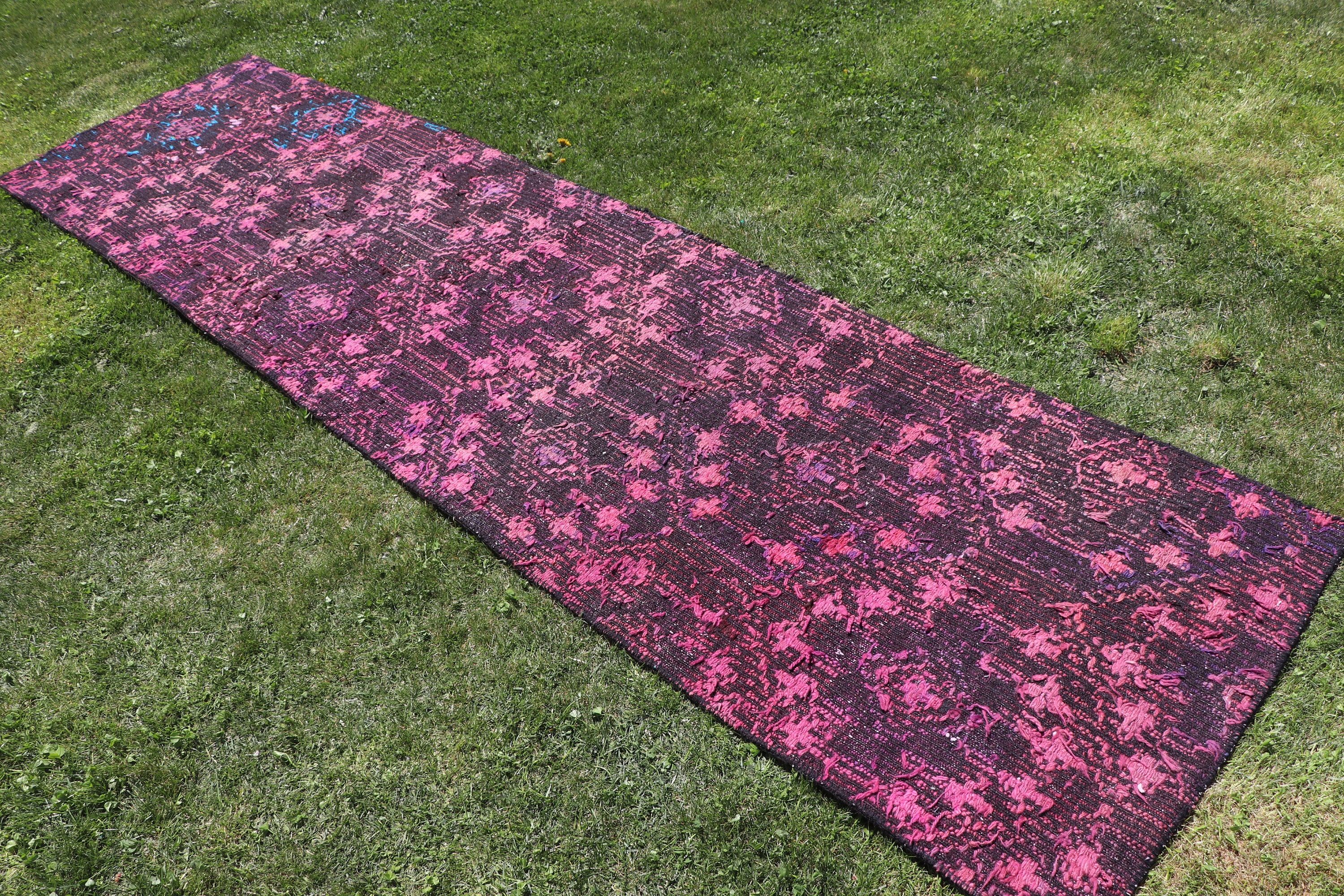 2.6x10 ft Runner Halı, Siyah Yatak Odası Halıları, Mutfak Halısı, Geometrik Halılar, Türk Halıları, Koridor Halıları, Vintage Halılar, El Dokuma Halı, Ofis Halısı