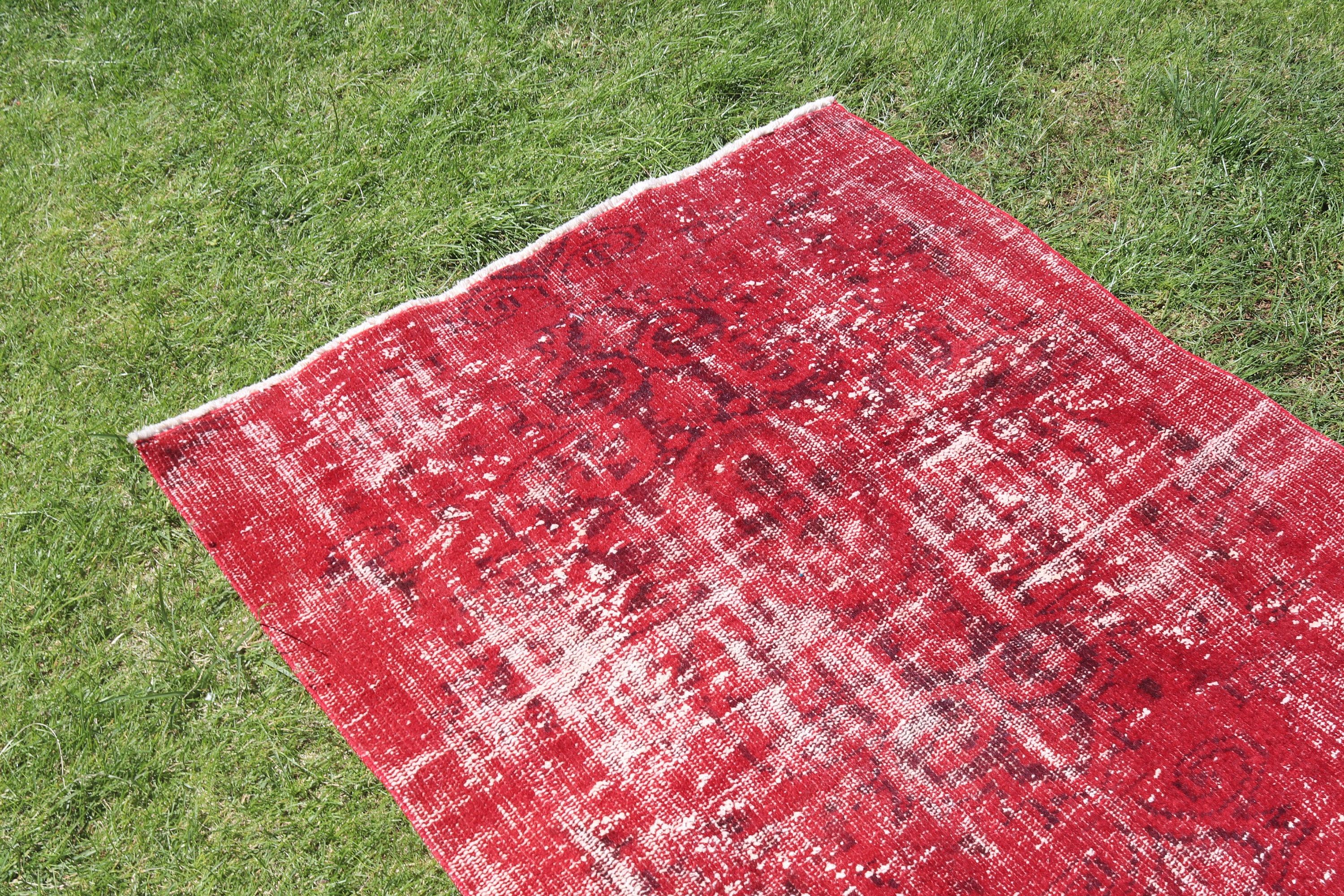 Oushak Halıları, 3,3x5 ft Aksan Halıları, Vintage Halı, Bej Lüks Halı, Boho Vurgulu Halı, Geometrik Halı, Türk Halısı, Vintage Vurgulu Halılar