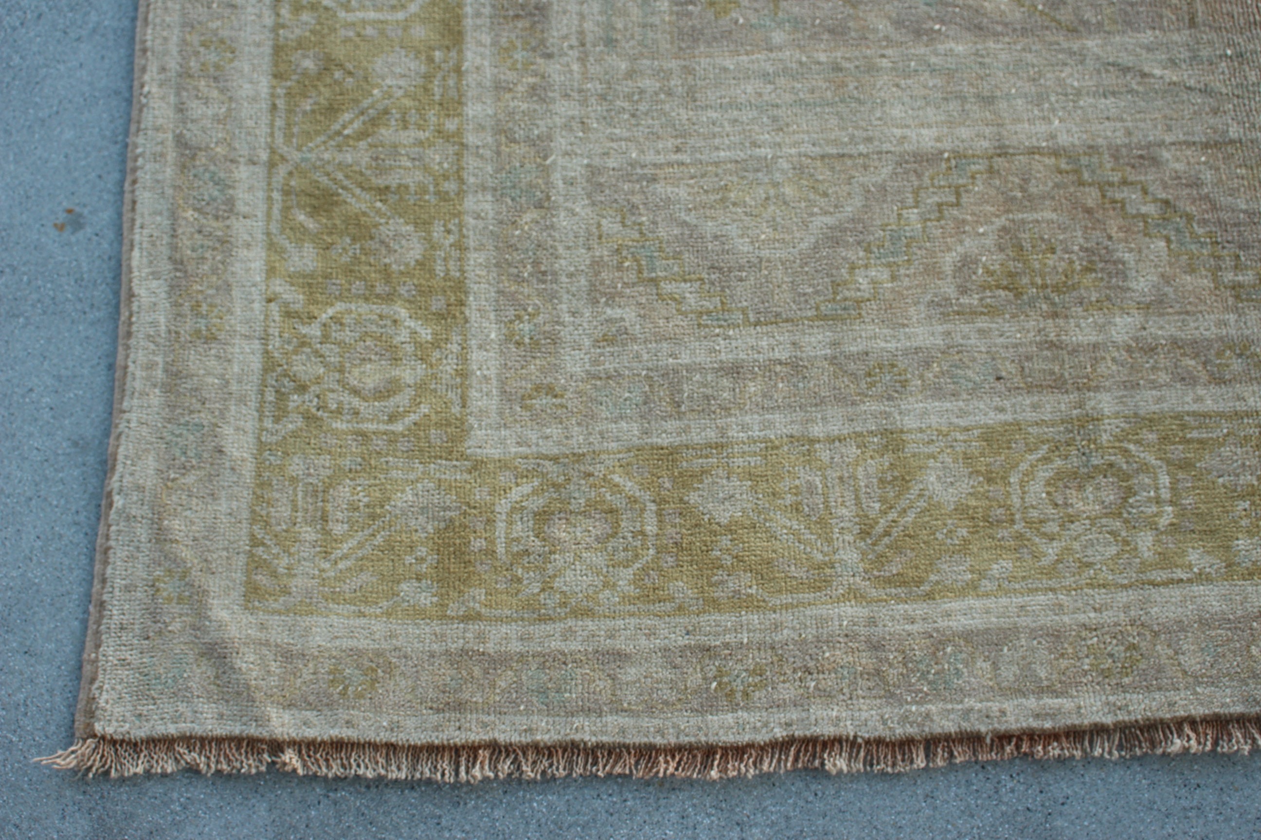 Vintage Halı, 5.9x9.8 ft Büyük Halılar, Bej Anadolu Halıları, Salon Halısı, Boho Halısı, Oturma Odası Halısı, Açıklama Halıları, Geometrik Halı, Türk Halısı