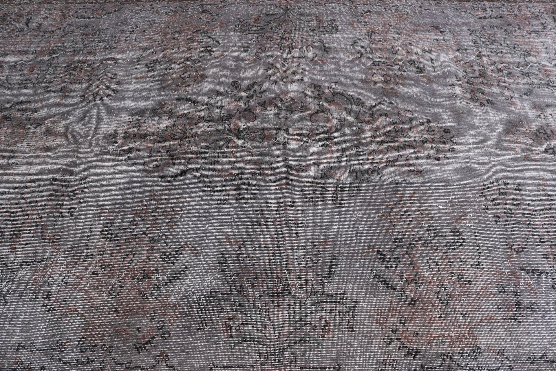 Flatweave Rug, Bedroom Rugs, Gray Flatweave Rugs, Large Vintage Rug, Vintage Rugs, Turkish Rug, 6x9.4 ft Large Rugs, Home Decor Rug