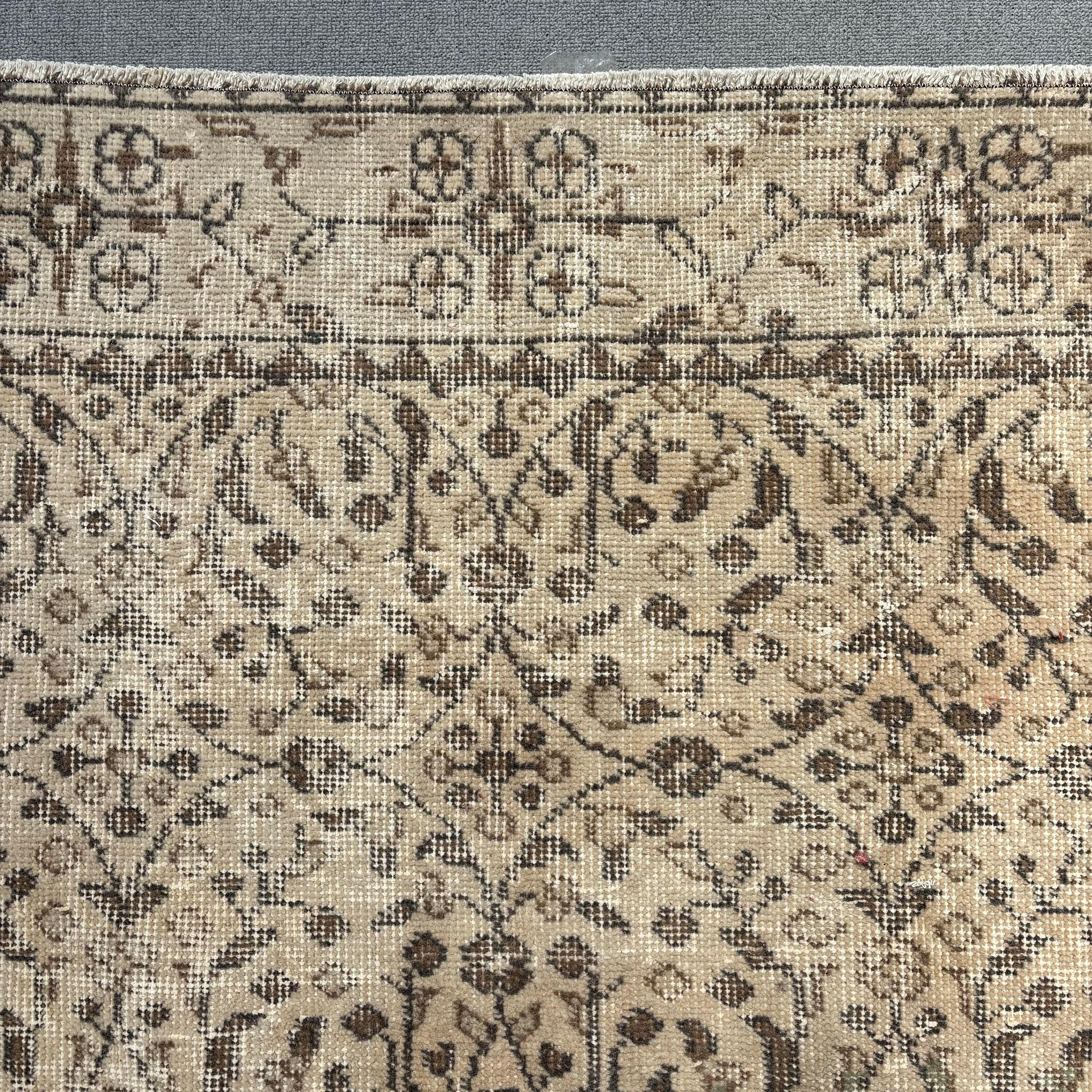 Oryantal Halı, Vintage Halı, Bej Ev Dekor Halıları, Oturma Odası Halısı, 5.4x8.6 ft Büyük Halı, Türk Halıları, Sevimli Halı, Yatak Odası Halısı