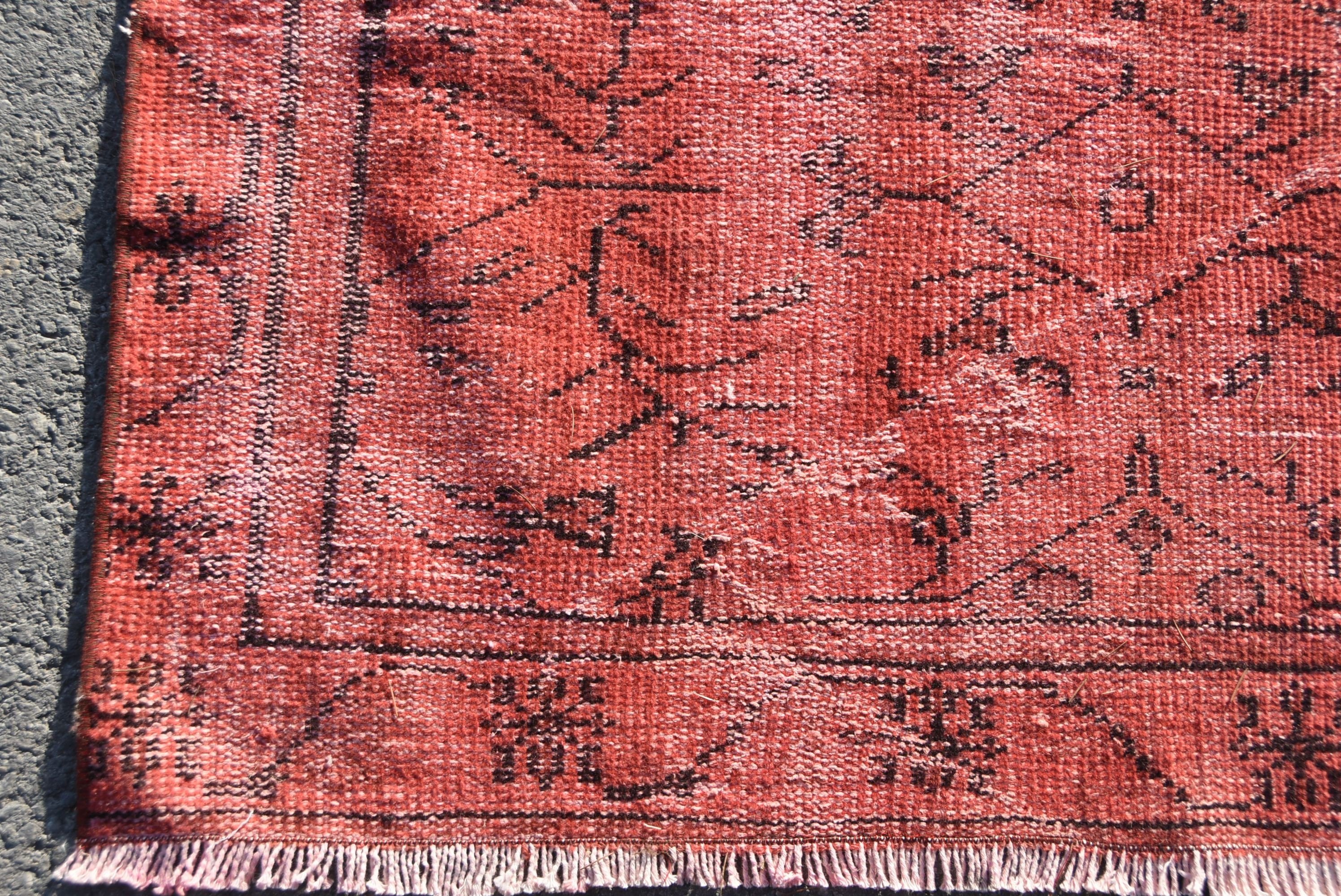 Moroccan Rug, Vintage Rugs, Red Kitchen Rugs, 3.6x7.4 ft Area Rug, Indoor Rug, Turkish Rug, Cool Rugs, Nursery Rug, Rugs for Bedroom