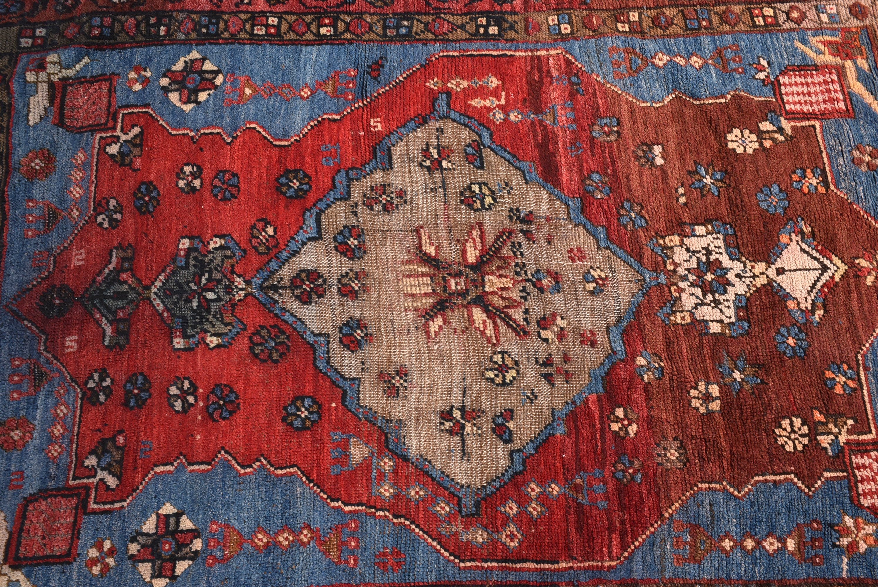 Vintage Halılar, Yer Halısı, Sanatsal Halı, Türk Halıları, Modern Halı, Yatak Odası Halısı, Kırmızı Düz ​​Dokuma Halı, Çocuk Odası Halıları, 3,4x4,7 ft Accent Halılar