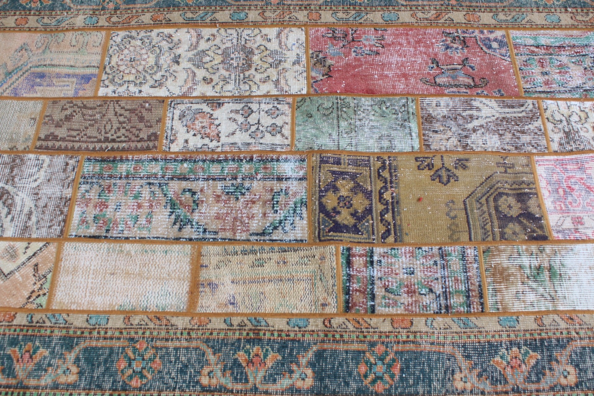 Boho Halı, Fas Halıları, Koşucu Halıları, 4.1x11.6 ft Koşucu Halısı, Türk Halısı, Yer Halısı, Gökkuşağı Antika Halı, Koridor Halısı, Vintage Halı