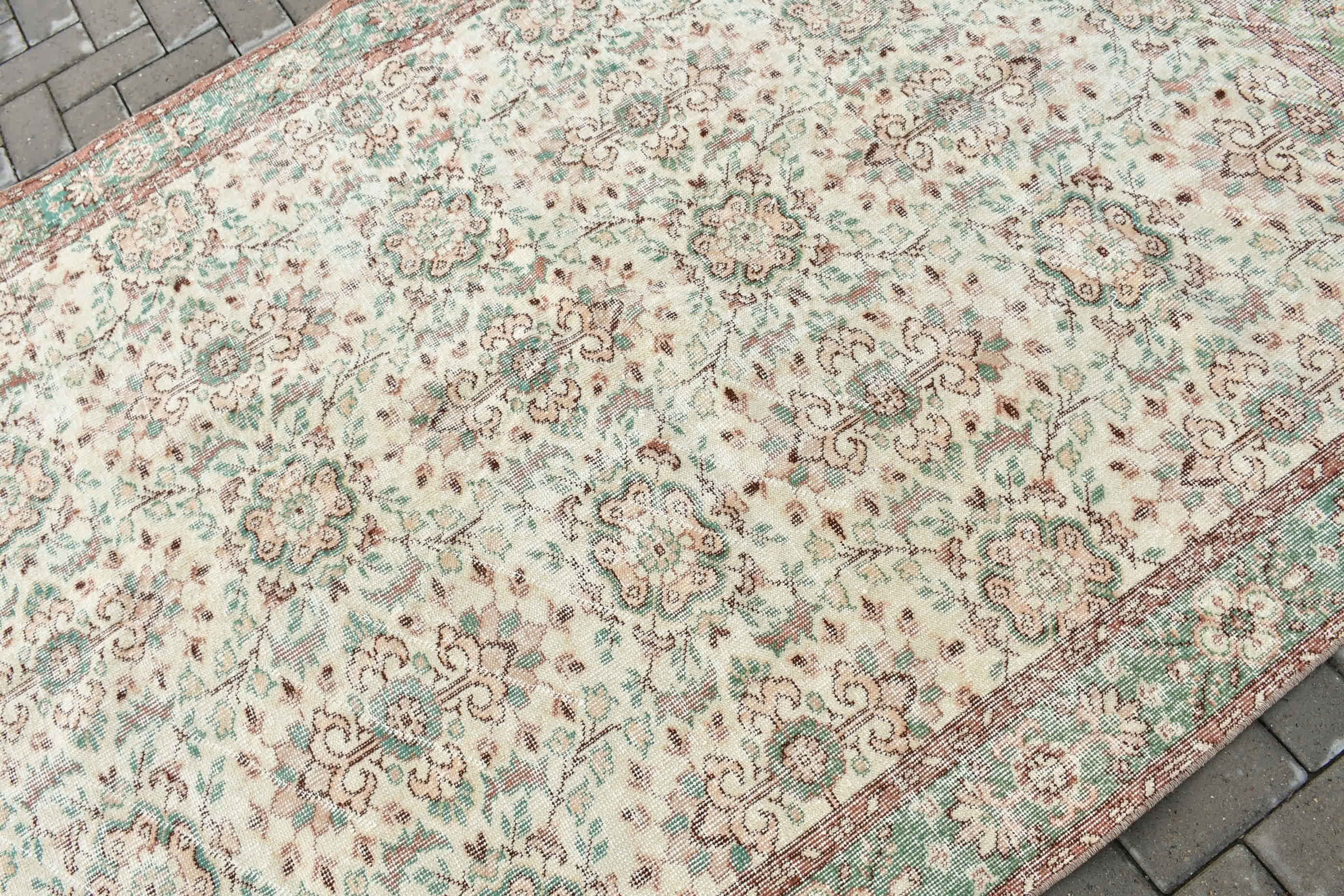 Türk Halısı, Yer Halısı, Özel Halı, Vintage Halı, 5.4x8.5 ft Büyük Halılar, Oturma Odası Halıları, Bej Yatak Odası Halıları, Fas Halısı, Yemek Odası Halısı