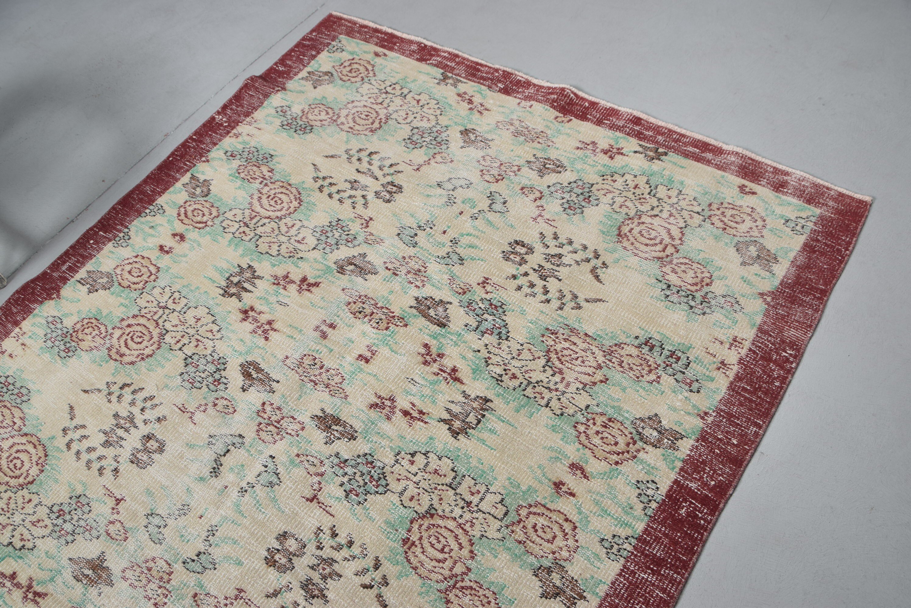 Purple Oriental Rug, Turkish Rugs, Moroccan Rug, Living Room Rugs, Dining Room Rugs, Wool Rugs, Dorm Rug, Vintage Rug, 5.2x8.4 ft Large Rug