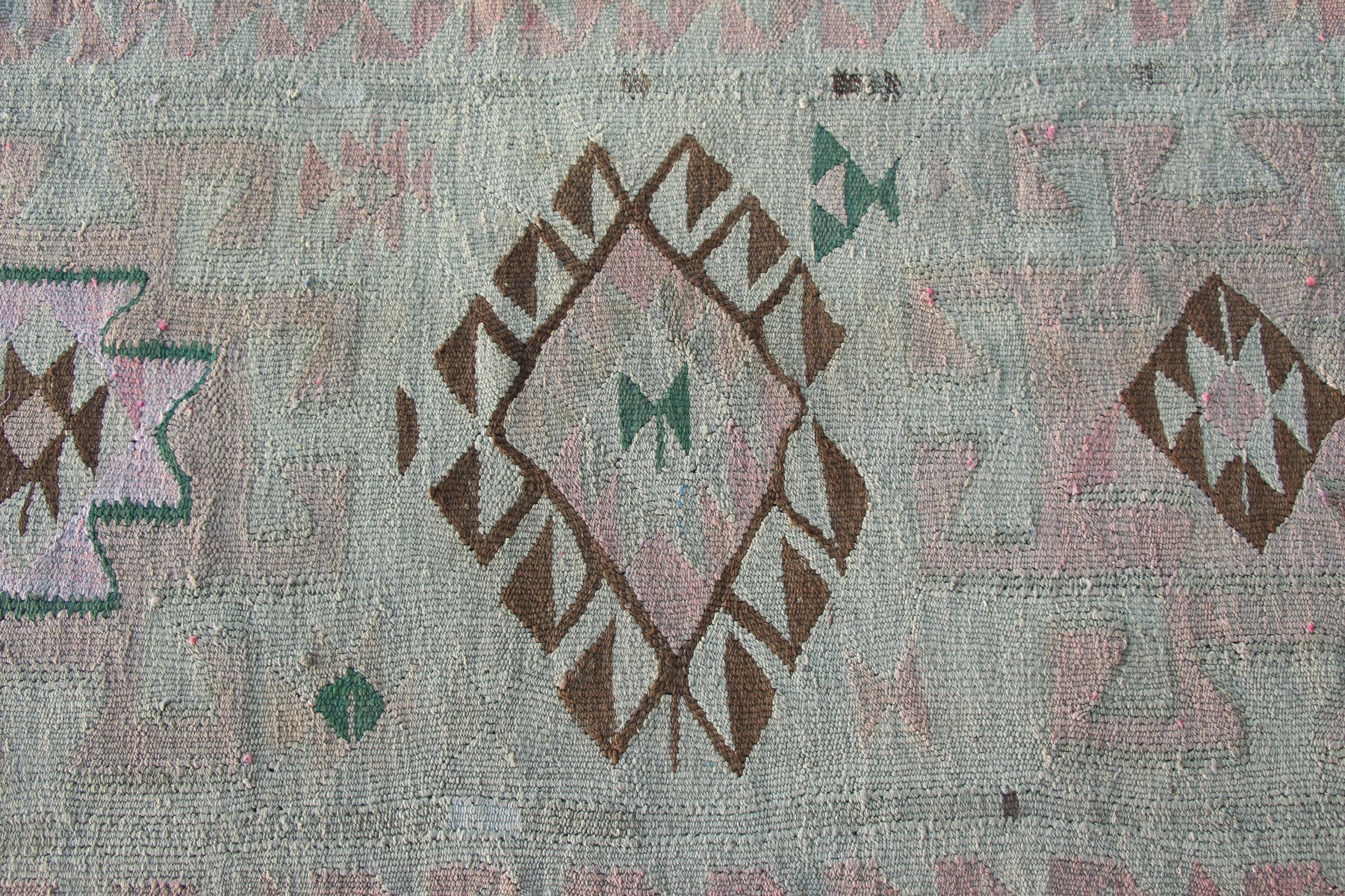 Türk Kilim, 87x308 cm Yolluk Kilim, Yolluk Kilim, Yeşil Mutfak Kilim, Koridor Kilim, Uşak Kilim, Yolluk Kilim, Yolluk Kilim