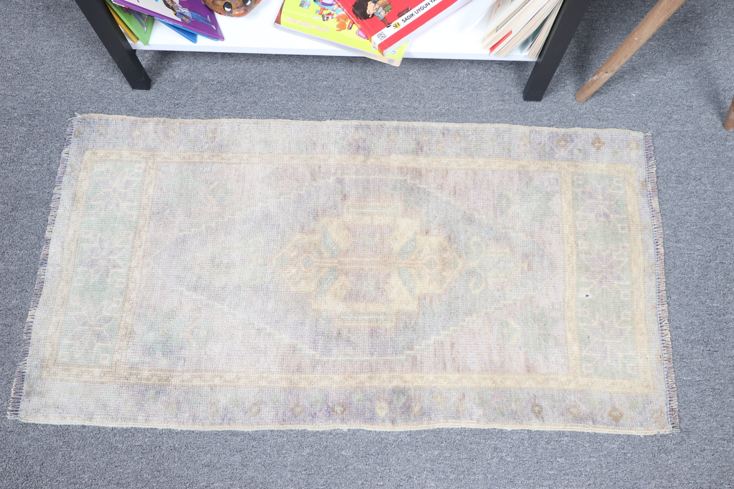 Mutfak Halısı, Kapı Paspası Halıları, Bej Oushak Halıları, Yatak Odası Halıları, Ofis Halıları, Vintage Halılar, Türk Halısı, 1.7x3.2 ft Küçük Halılar, Banyo Halısı