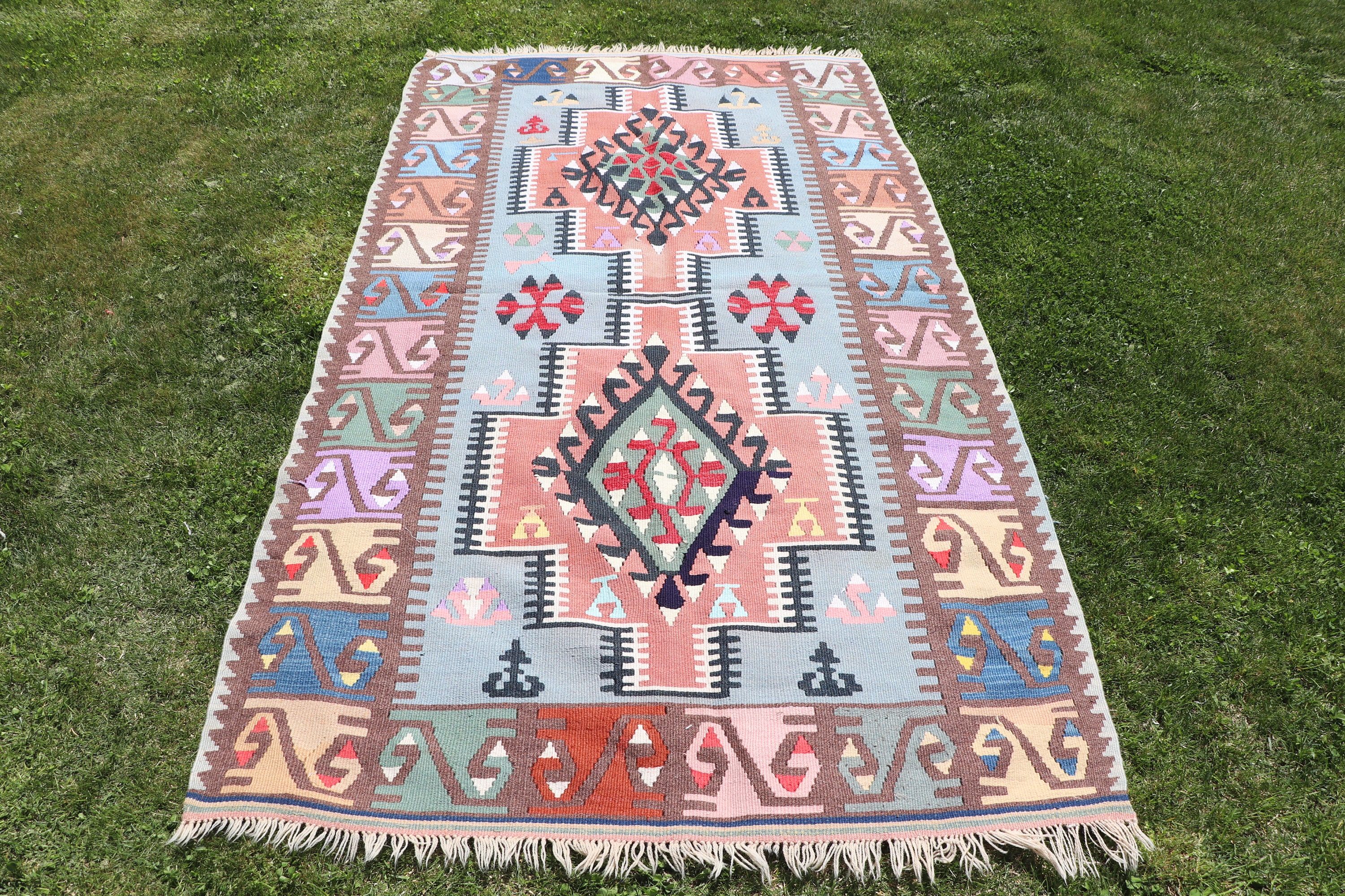 İç Mekan Halıları, 4.1x7.2 ft Alan Halıları, Mavi Boho Halıları, Türk Halıları, Kilim, Vintage Halılar, Fas Halıları, Mutfak Halısı, Yemek Odası Halıları