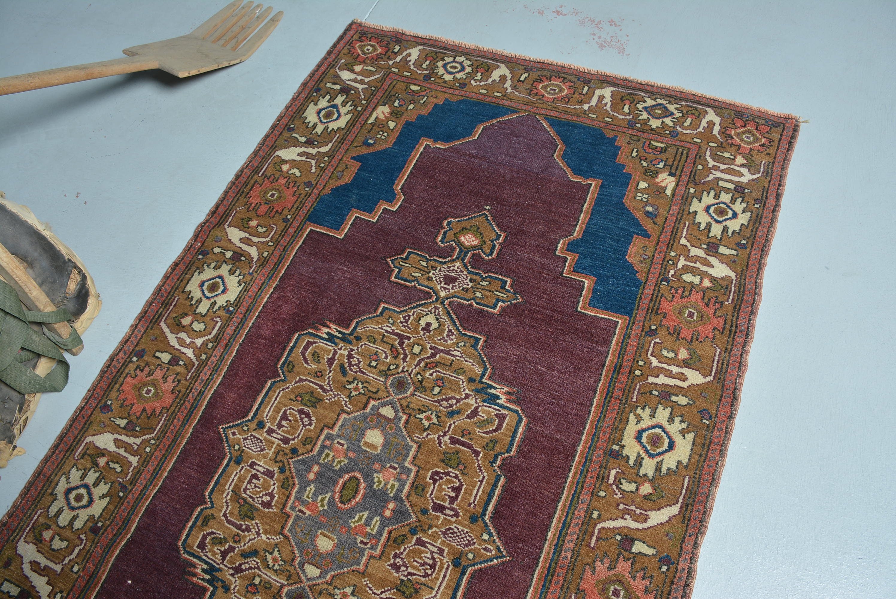 Living Room Rug, Boho Area Rug Rugs, Turkish Rugs, Rugs for Area, 3.8x7 ft Area Rug, Colorful Rug, Anatolian Rug, Vintage Rug, Nursery Rug