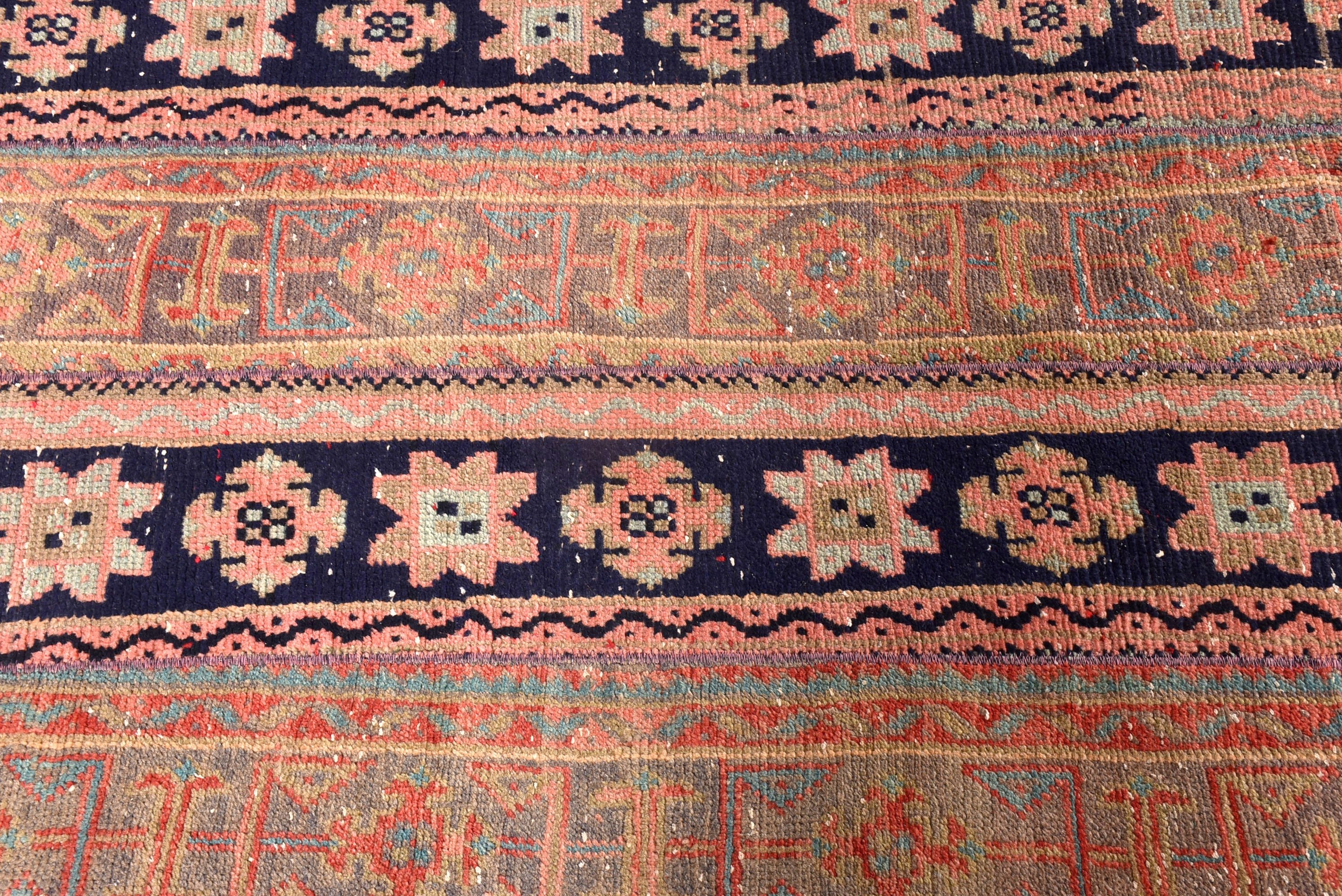 3.1x5.2 ft Aksan Halısı, Bildiri Halısı, Türk Halıları, Giriş Halıları, Boho Vurgu Halısı, Düz Dokuma Halı, Vintage Halı, Etnik Halı, Pembe El Dokuma Halı