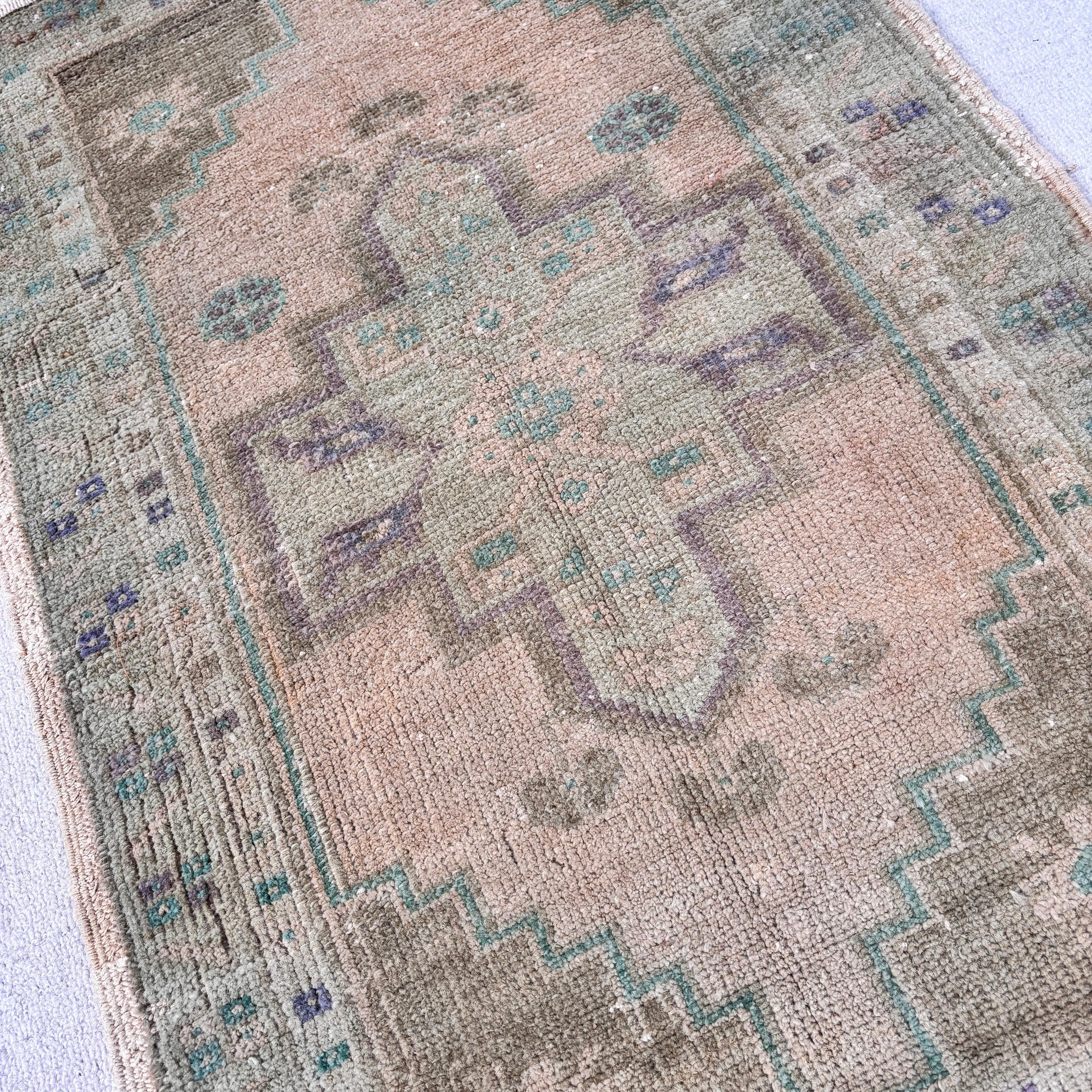 2.1x3.1 ft Small Rugs, Outdoor Rugs, Car Mat Rugs, Vintage Rugs, Entry Rug, Modern Rug, Yellow Oriental Rug, Turkish Rugs, Antique Rugs