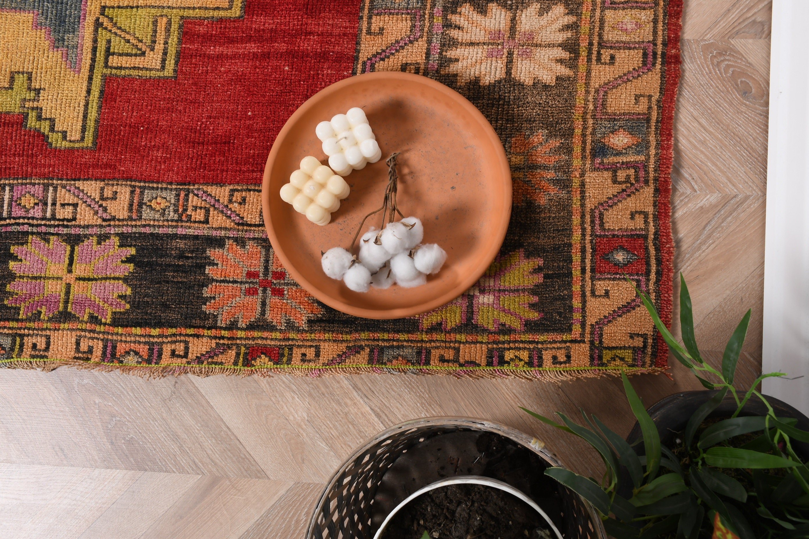 Moroccan Rug, Home Decor Rug, Vintage Rug, Turkish Rugs, Red Floor Rugs, Bohemian Rug, Salon Rugs, 5.6x8 ft Large Rug, Dining Room Rugs