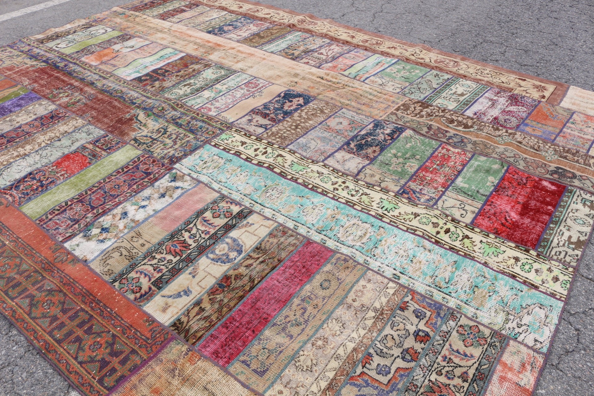 Boho Rug, Turkish Rugs, Salon Rug, Anatolian Rugs, Beige Antique Rugs, Living Room Rug, 10x13 ft Oversize Rugs, Vintage Rugs