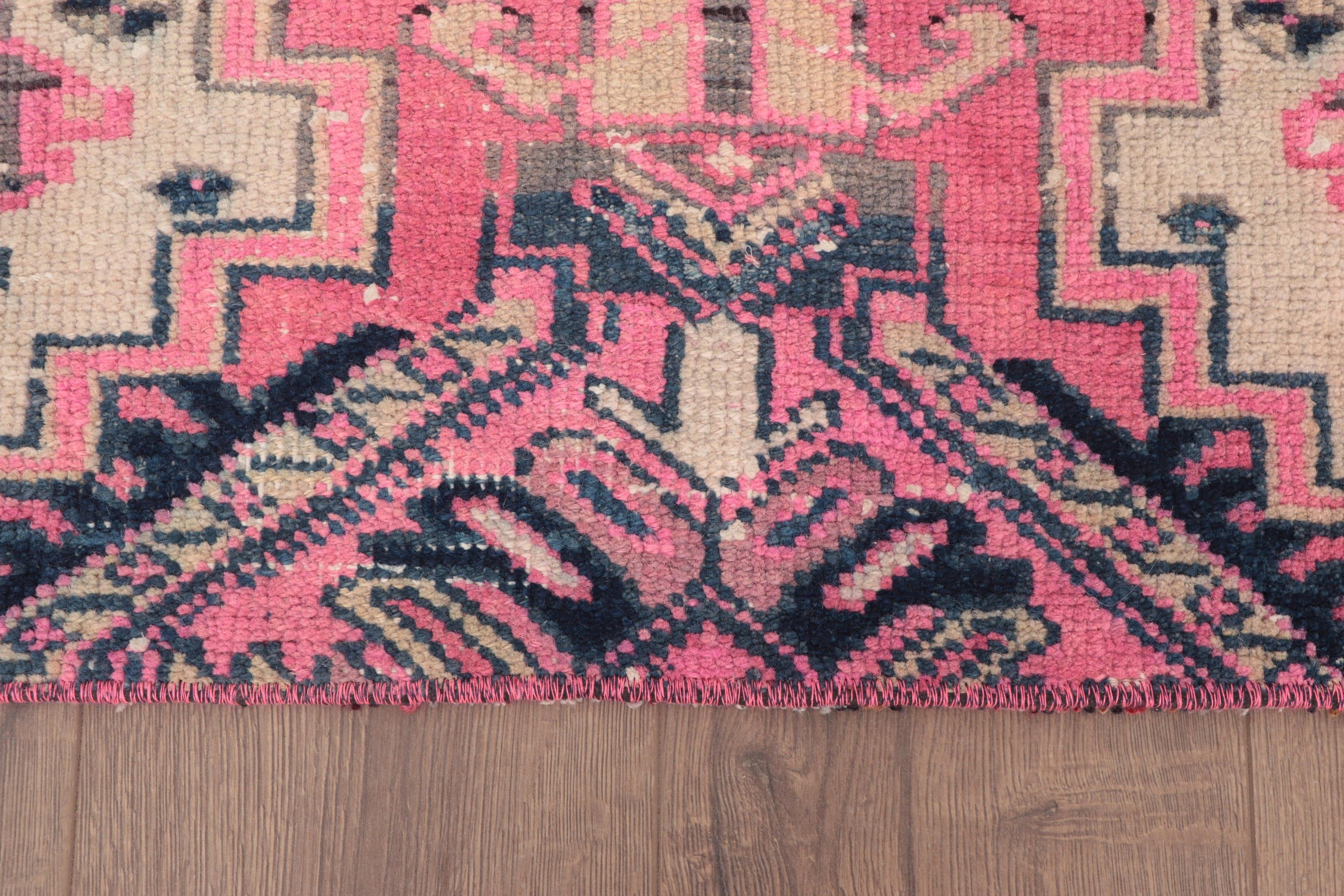 3.1x3.5 ft Küçük Halı, Dış Mekan Halısı, Yatak Odası Halıları, Vintage Halı, Lüks Halılar, Türk Halıları, Pembe Yatak Odası Halısı, Küçük Alan Halıları, Banyo Halıları