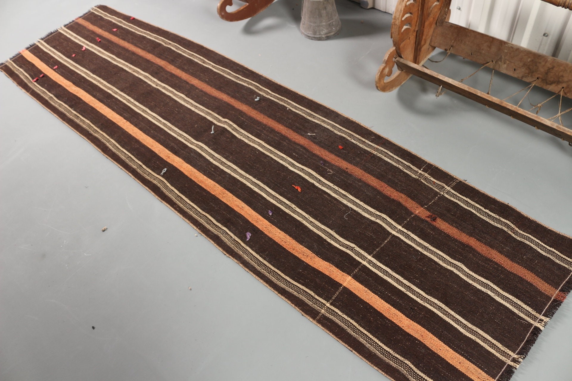 Runner Halıları, Vintage Halı, Harika Halı, Siyah Mutfak Halısı, Merdiven Halısı, Kilim, 2,4x8,8 ft Runner Halısı, Yatak Odası Halıları, Yer Halısı, Türk Halısı