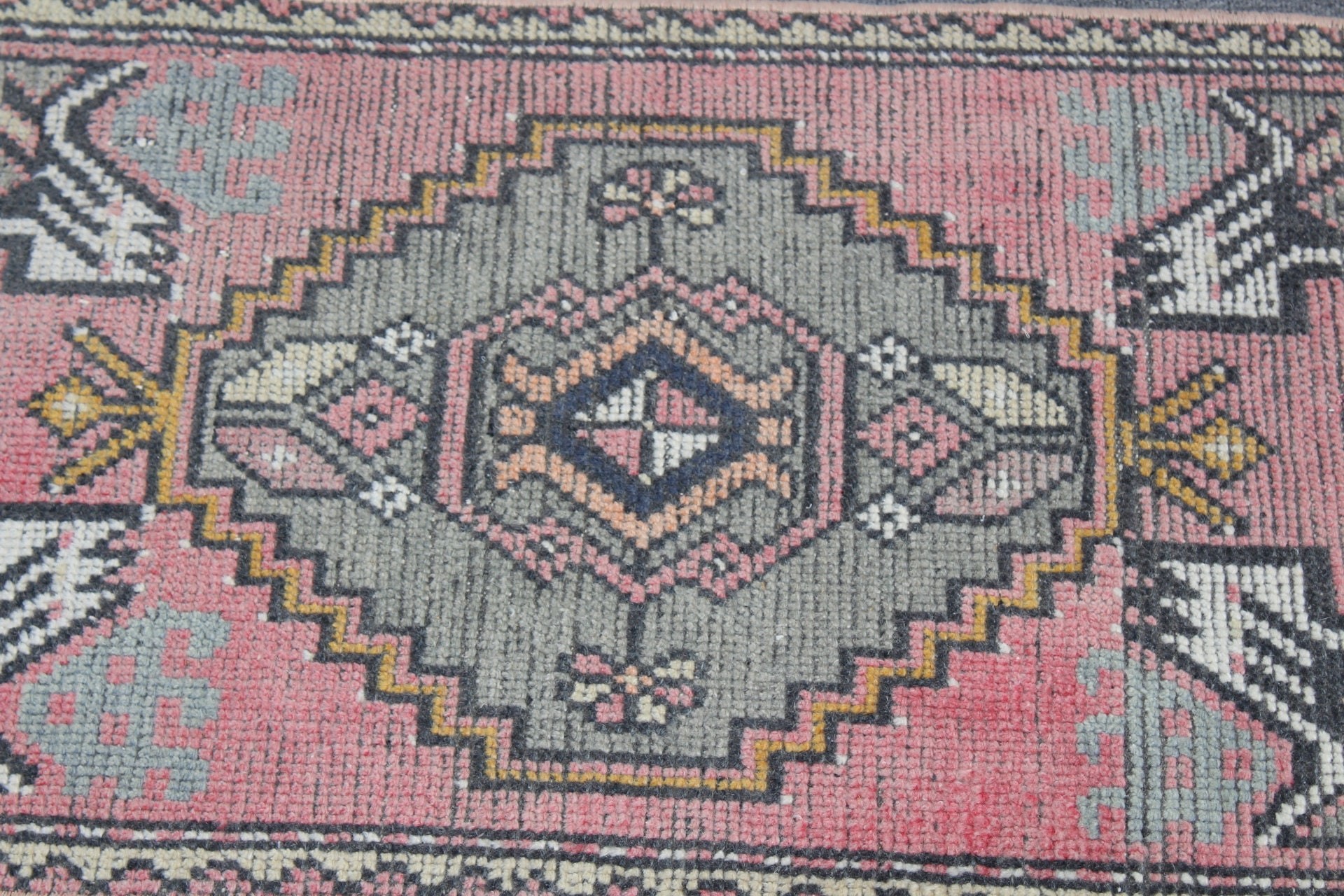 Bath Rug, Cool Rug, Home Decor Rug, Old Rug, Car Mat Rugs, Rugs for Door Mat, Pink Wool Rug, Turkish Rug, 1.6x3.1 ft Small Rug, Vintage Rug