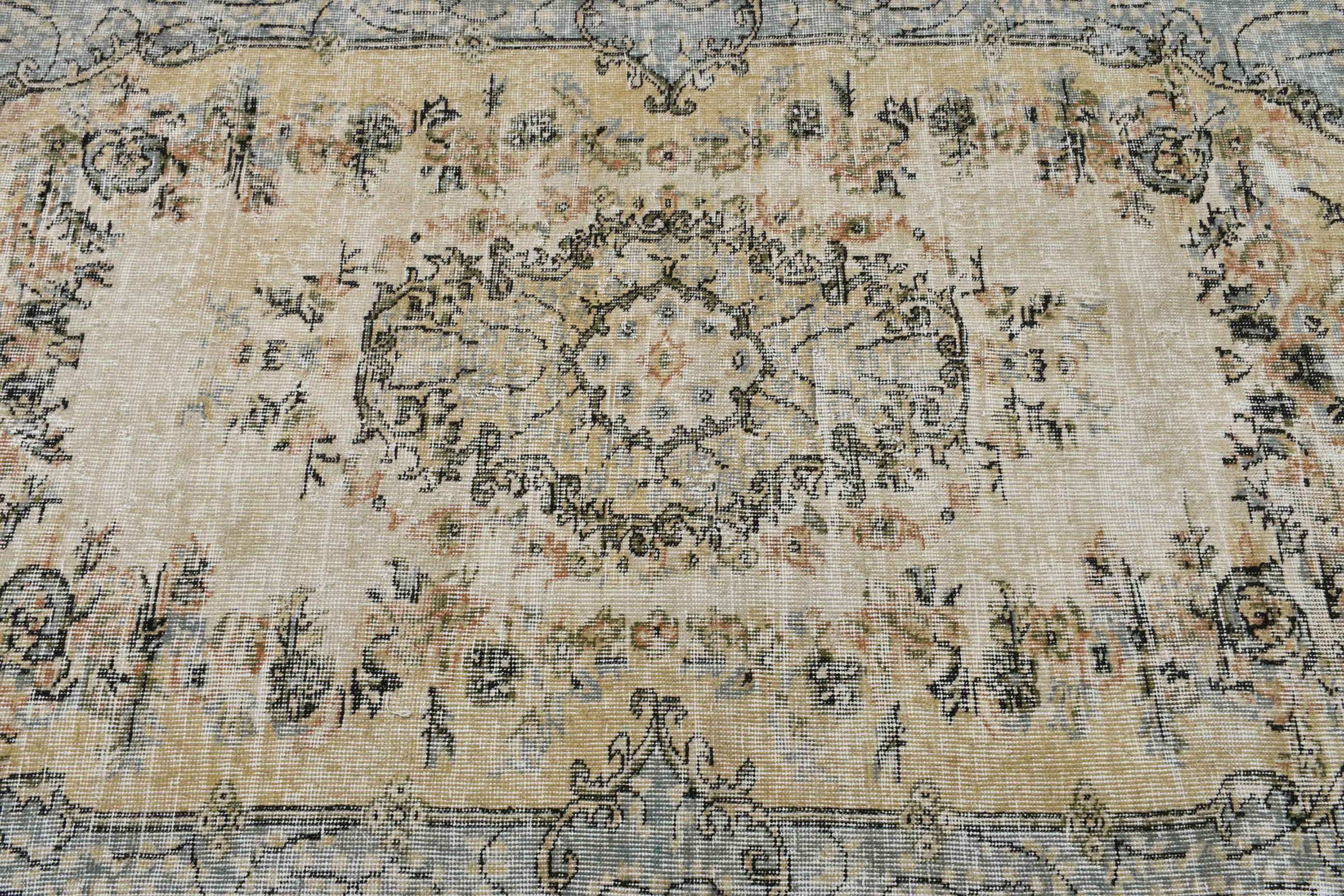 Bedroom Rugs, Vintage Rugs, Rugs for Kitchen, 3.8x6.5 ft Area Rug, Oushak Rugs, Anatolian Rug, Beige Oushak Rug, Nursery Rug, Turkish Rug