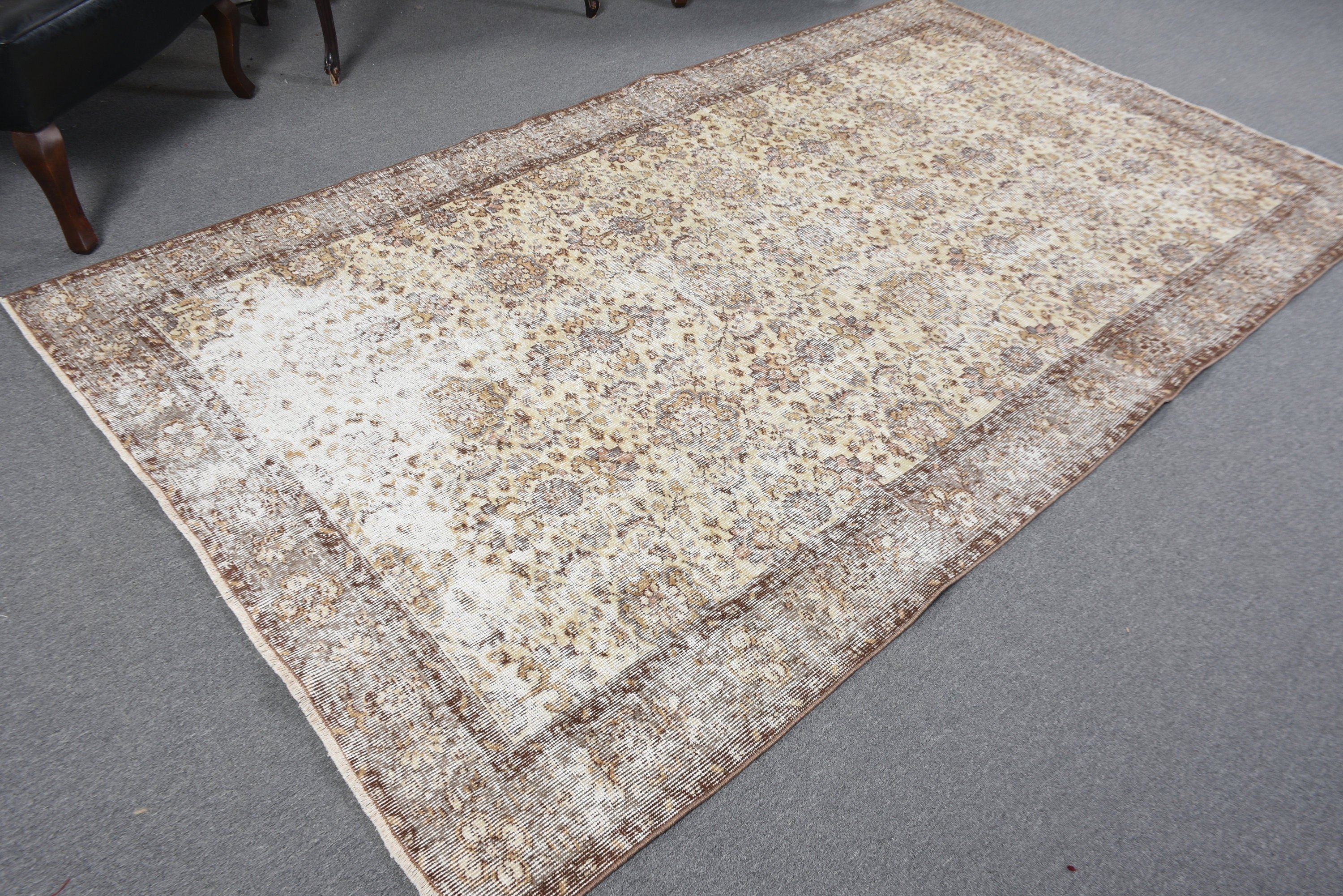 Flatweave Rugs, Beige Wool Rug, Bedroom Rug, Turkish Rugs, Dining Room Rug, Aesthetic Rug, 5.2x9.2 ft Large Rug, Vintage Rug, Neutral Rug