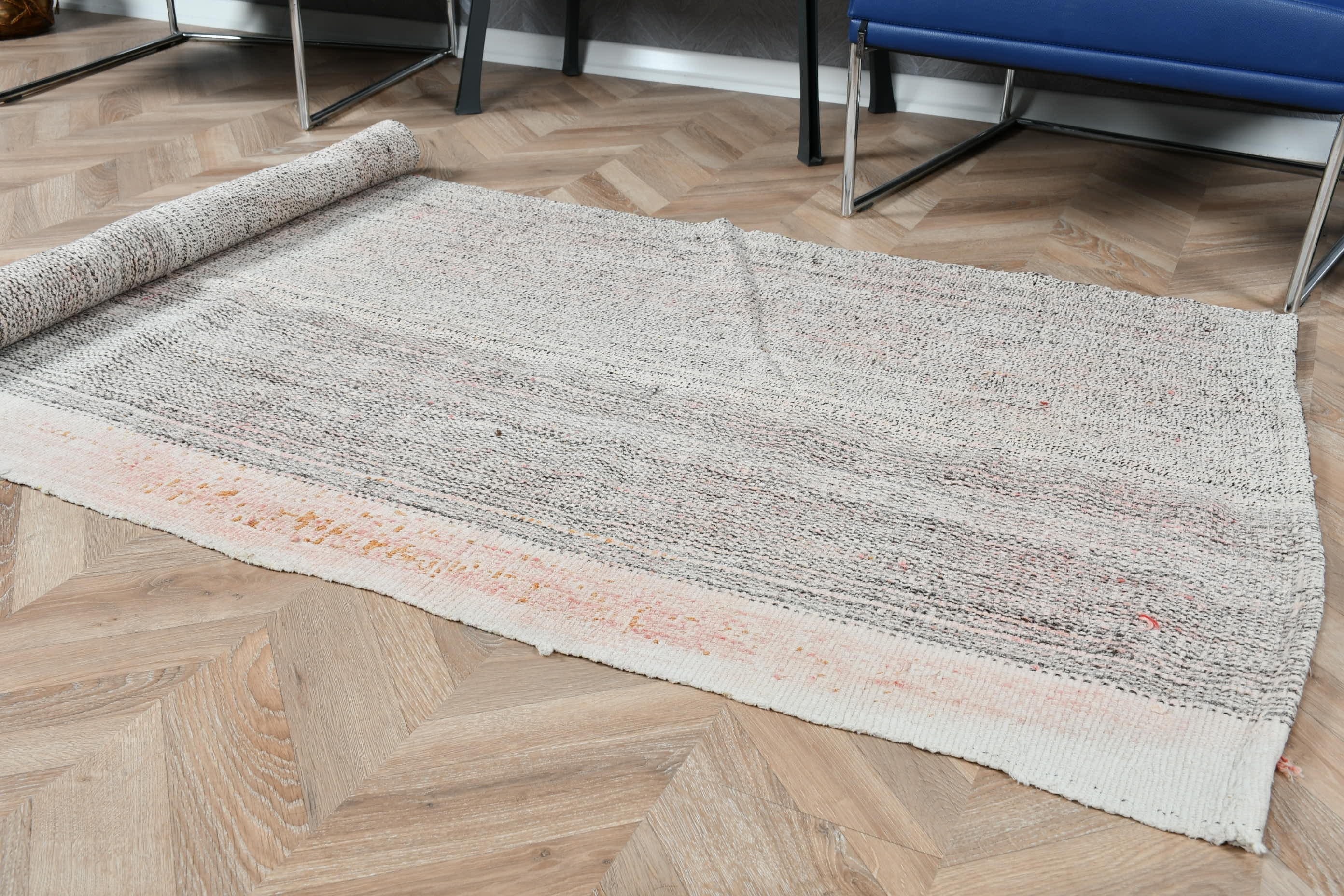 Merdiven Halıları, Yün Halı, Pembe Antika Halı, Vintage Halı, Türk Halısı, Koridor Halısı, Kilim, Mutfak Halıları, Yurt Halısı, 3.3x8.6 ft Yolluk Halısı