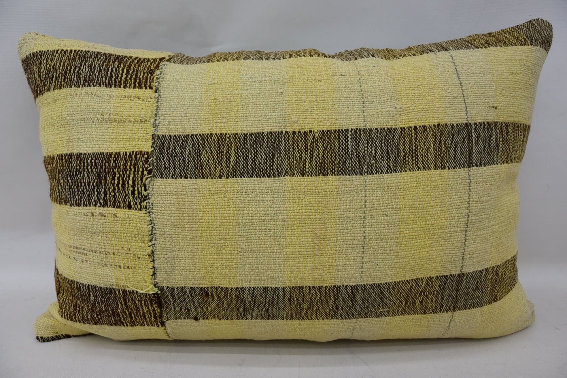 Patio Pillow Sham, Turkish Pillow, Patio Pillow Cover, Gift Pillow, 16"x24" Beige Cushion, Vintage Pillow, Traditional Cushion