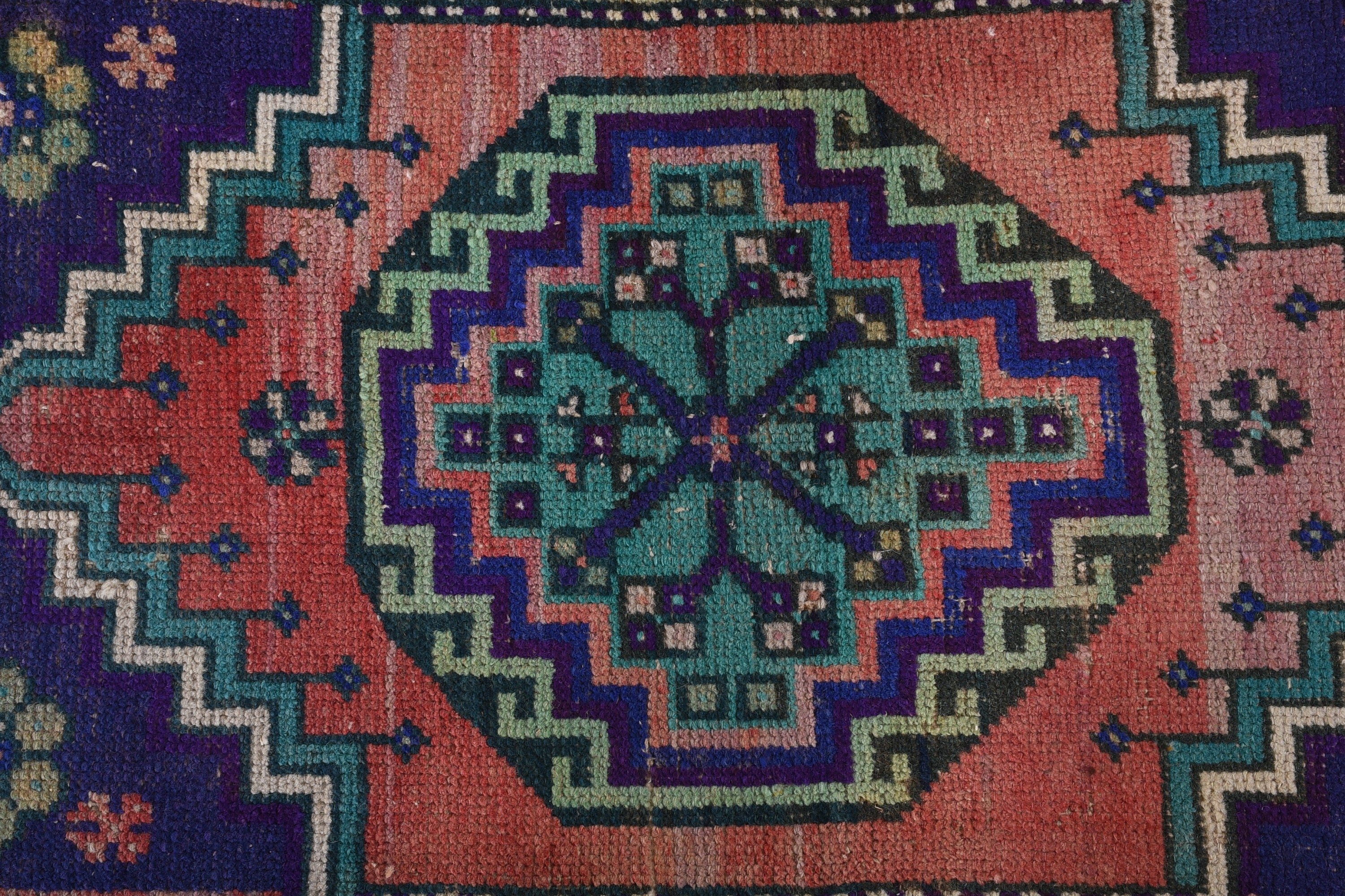 Vintage Halı, Ev Dekor Halısı, Sevimli Halı, Oryantal Halılar, Banyo Halısı, 1.5x2.9 ft Küçük Halılar, Mutfak Halıları, Türk Halısı, Mavi Ev Dekor Halıları