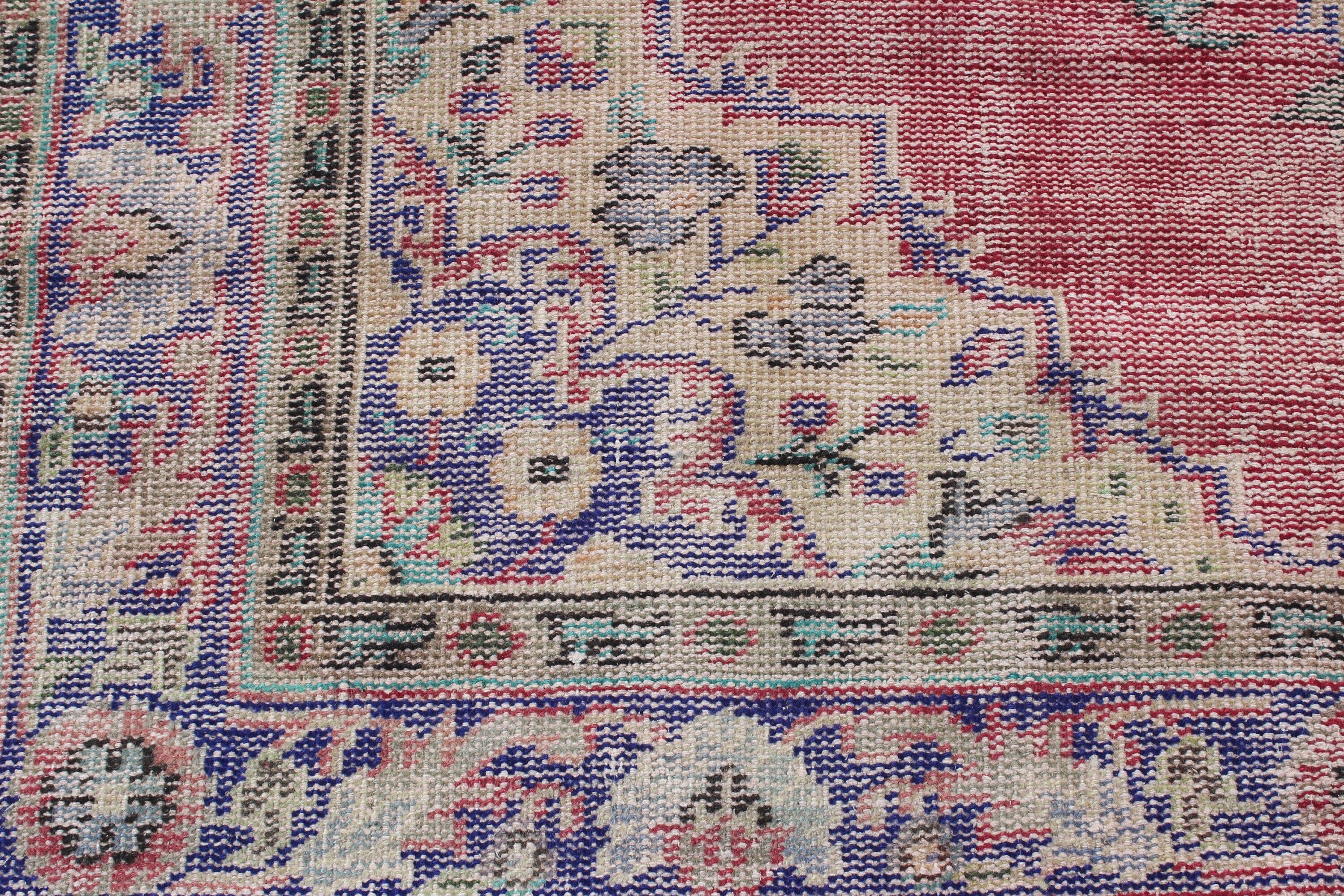 Vintage Rugs, Bedroom Rugs, Cool Rugs, 5.2x7.8 ft Large Rugs, Turkish Rug, Red Oriental Rug, Large Vintage Rugs, Living Room Rugs, Boho Rug