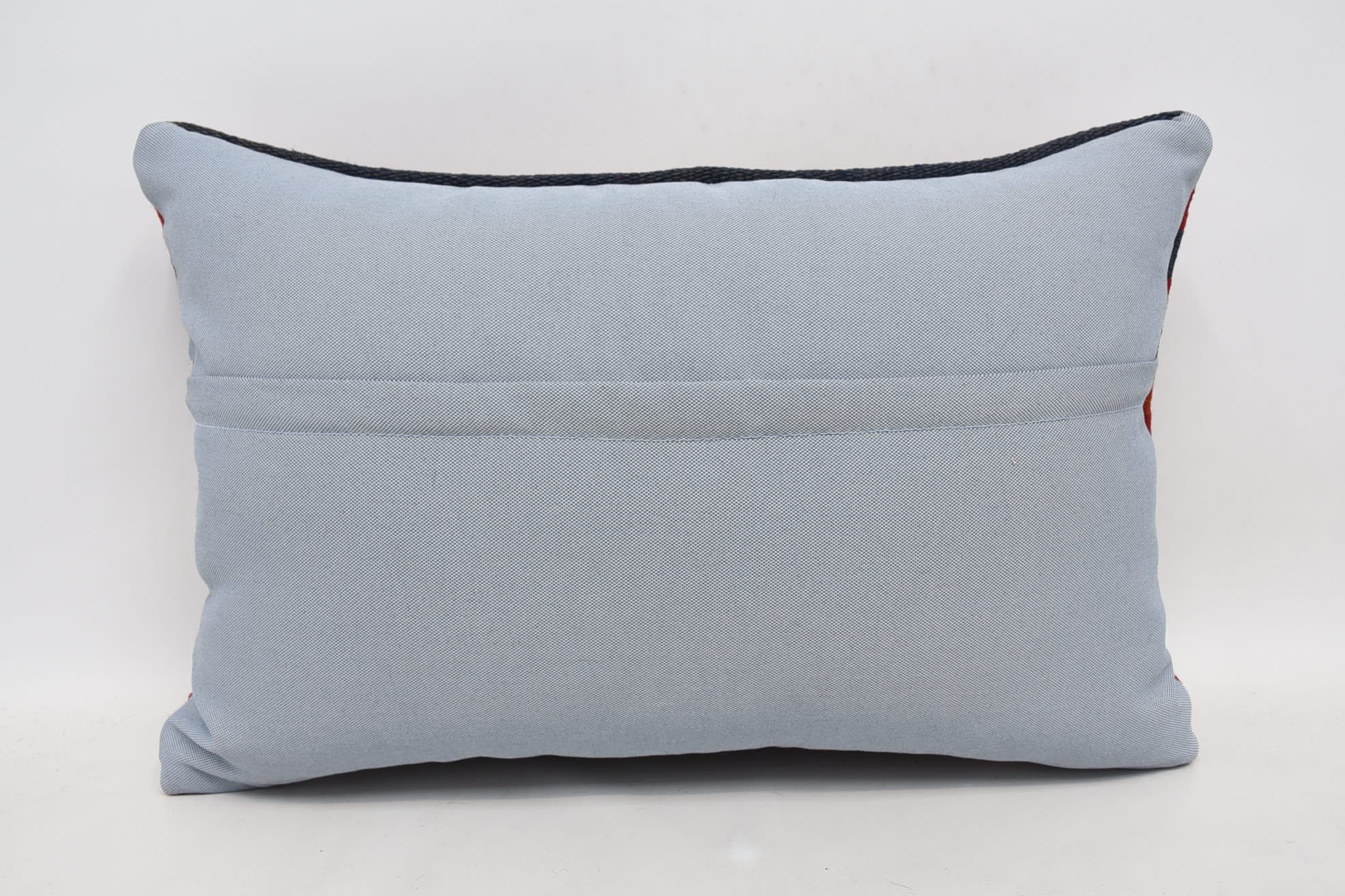 Antique Pillows, Boho Pillow Sham Cover, Retro Pillow Cover, Home Decor Pillow, One Of A Kind Pillow, 16"x24" Red Cushion