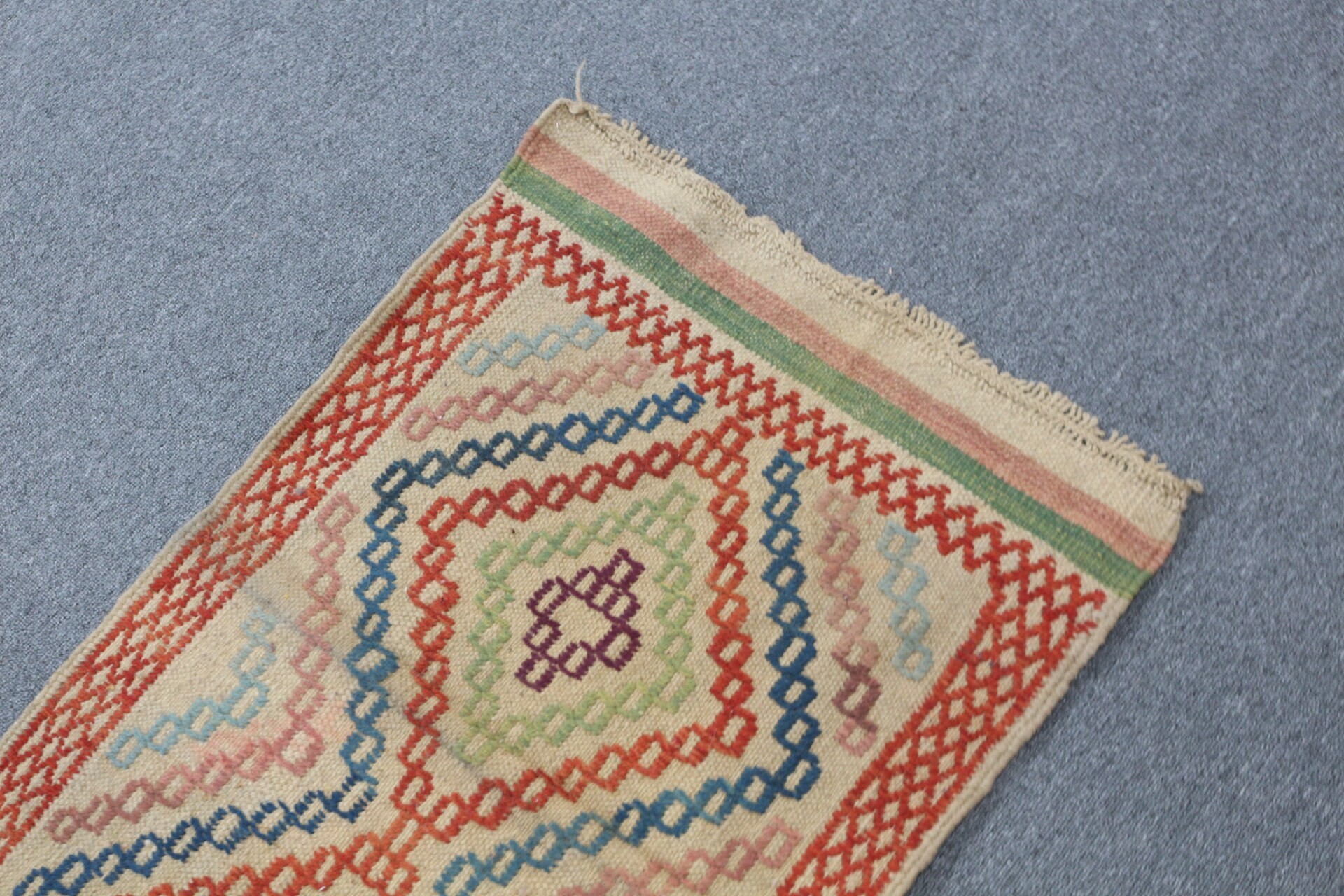 Türkiye Halısı, Giriş Halısı, 1.9x3.1 ft Küçük Halılar, Kilim, Vintage Halı, Türk Halısı, Havalı Halı, Kapı Paspası Halıları, Kahverengi Oushak Halıları, Yatak Odası Halısı