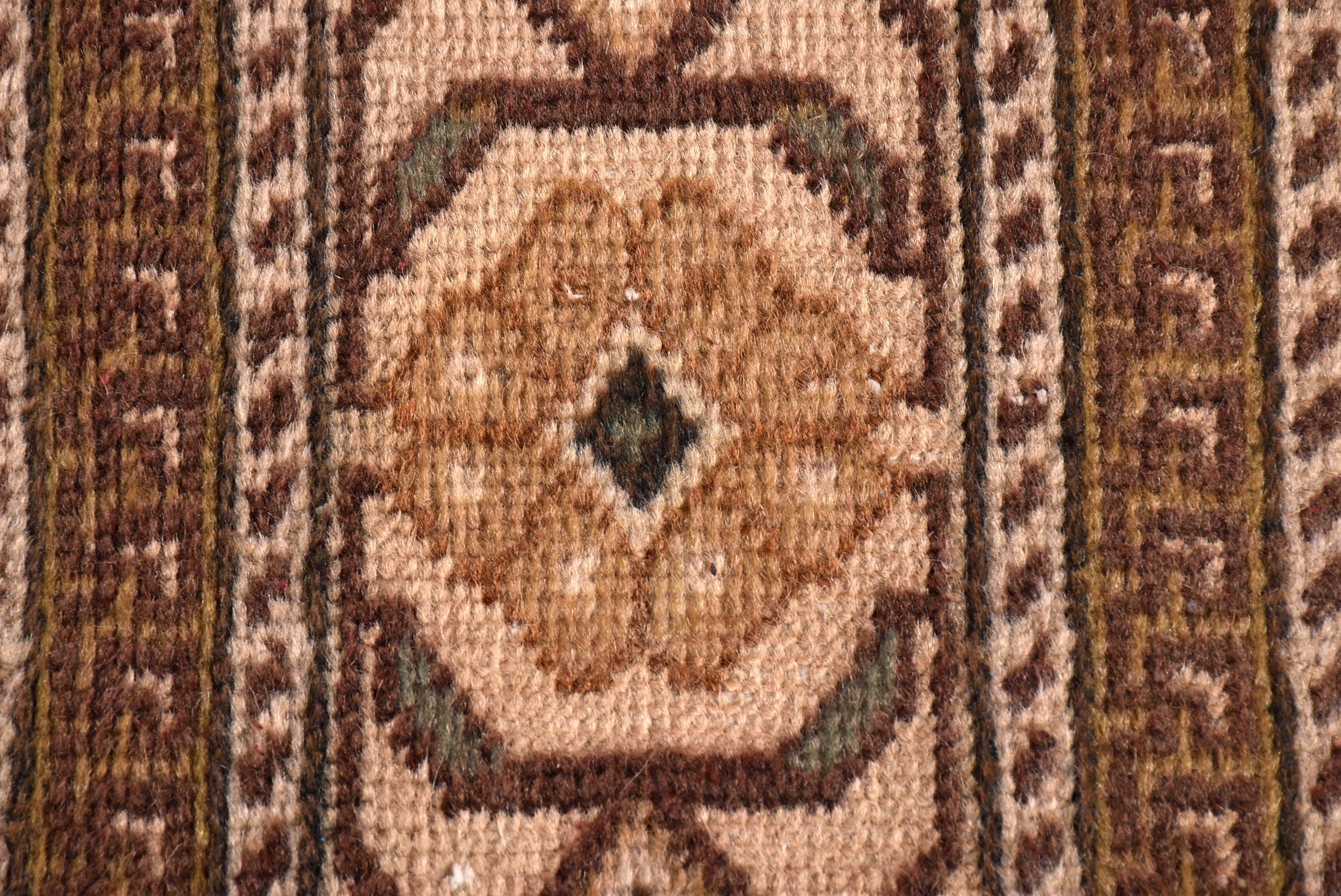 Merdiven Halısı, Ofis Halısı, Vintage Halı, Türk Halısı, Boho Halıları, Nötr Halılar, 1.7x6.8 ft Runner Halıları, Bej El Dokuma Halısı, Koridor Halısı