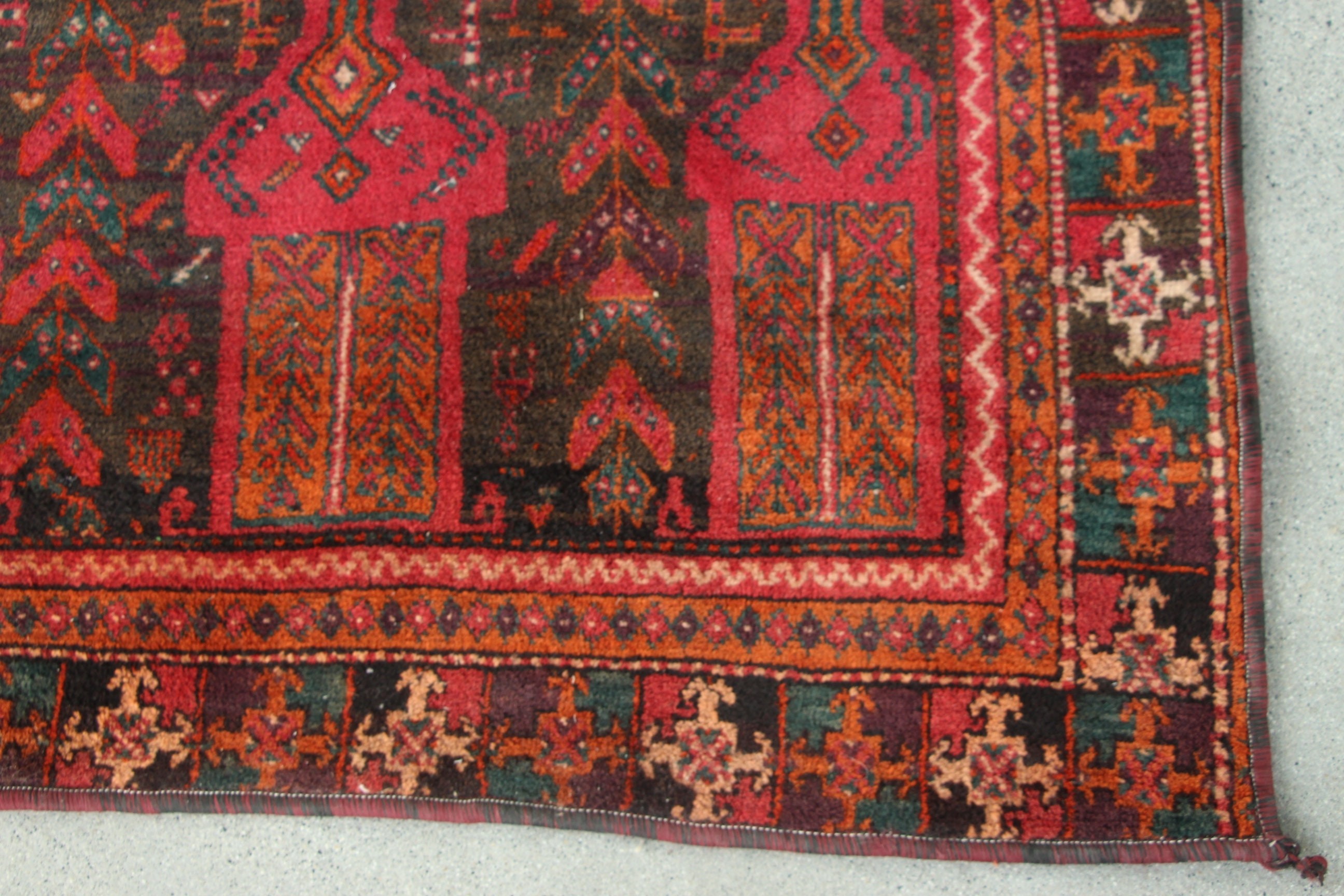 Kırmızı Boho Halılar, 2.8x7.9 ft Runner Halı, Geometrik Halılar, Mutfak Halıları, Ev Dekorasyonu Halısı, Vintage Halı, Beni Ourain Runner Halısı, Türk Halıları